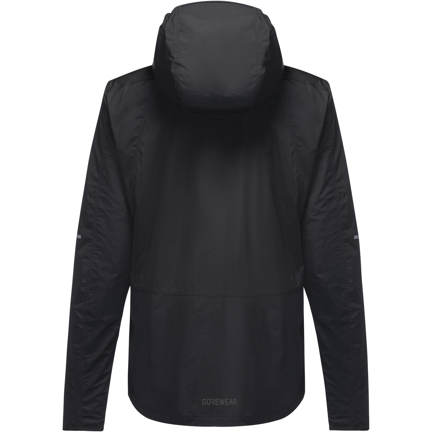 An image of the FERNFLOW Hooded Windbreaker Womens being displayed without a product model wearing the product.