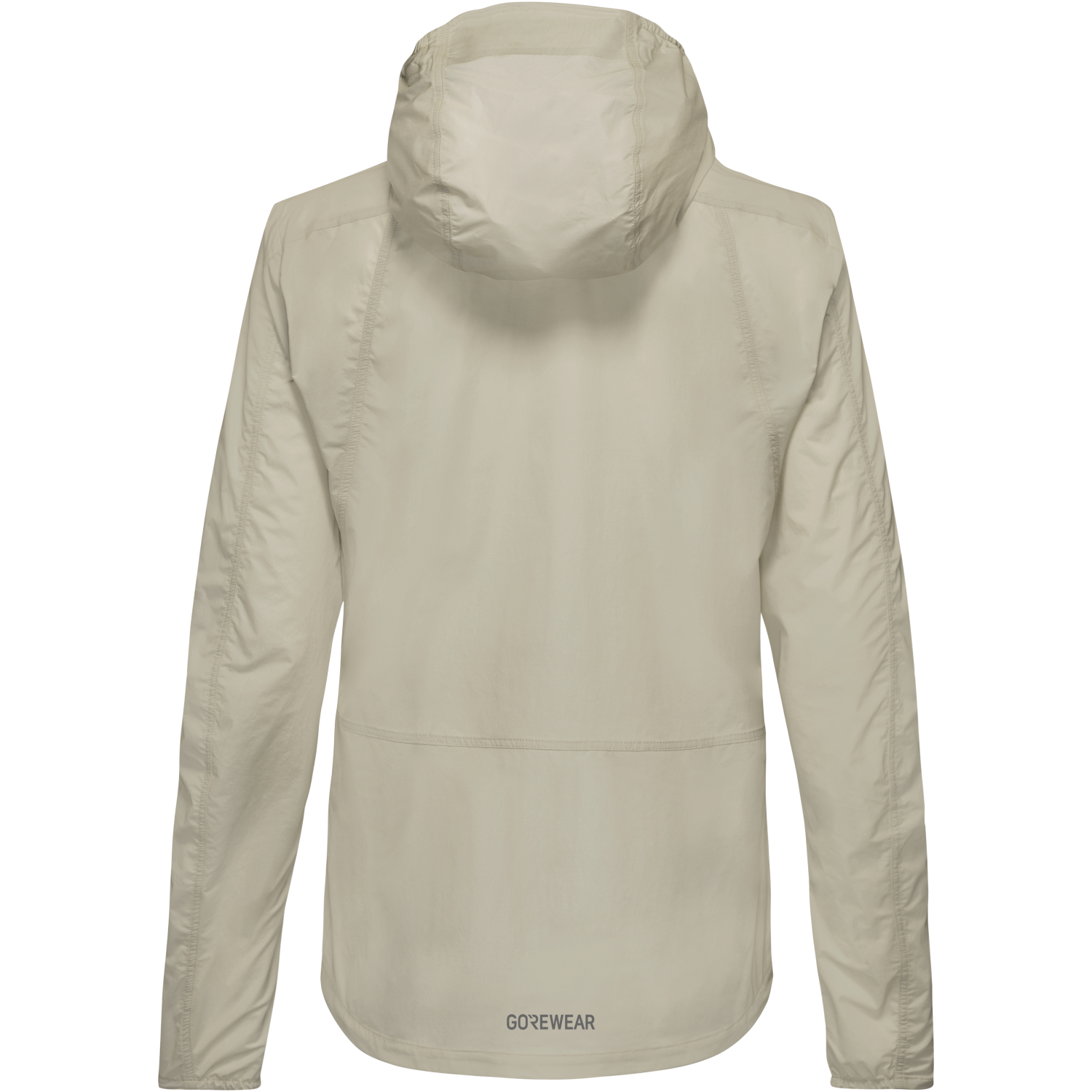 An image of the FERNFLOW Hooded Windbreaker Womens being displayed without a product model wearing the product.