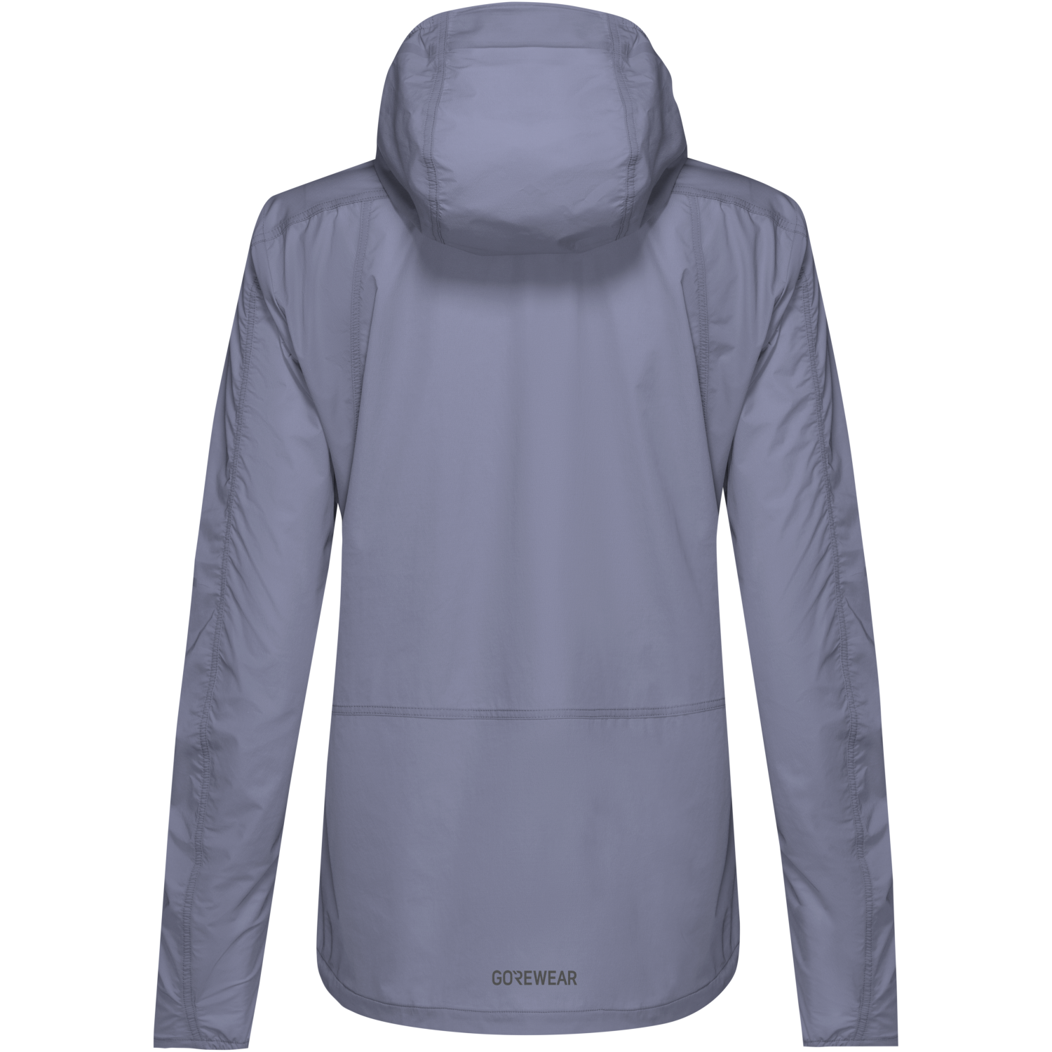 An image of the FERNFLOW Hooded Windbreaker Womens being displayed without a product model wearing the product.