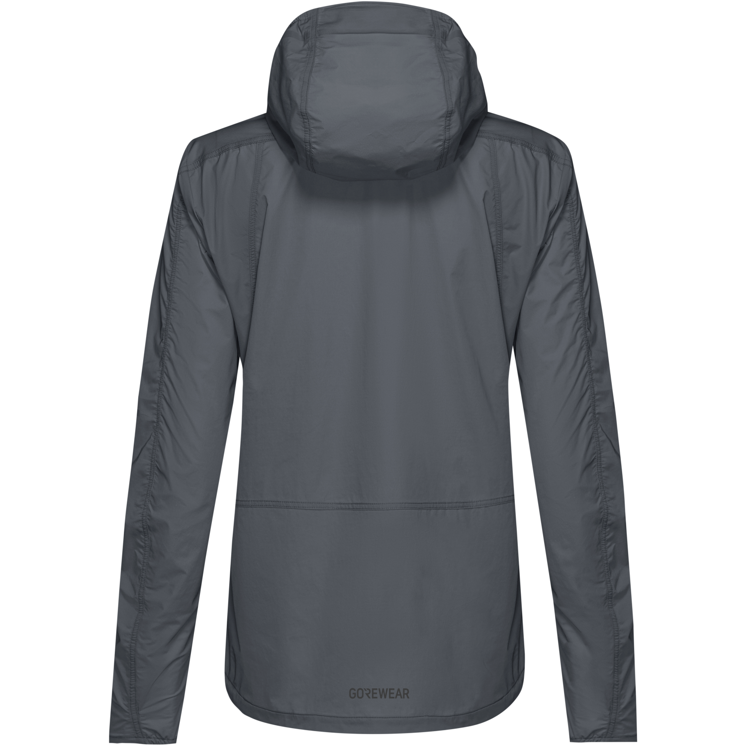 An image of the FERNFLOW Hooded Windbreaker Womens being displayed without a product model wearing the product.