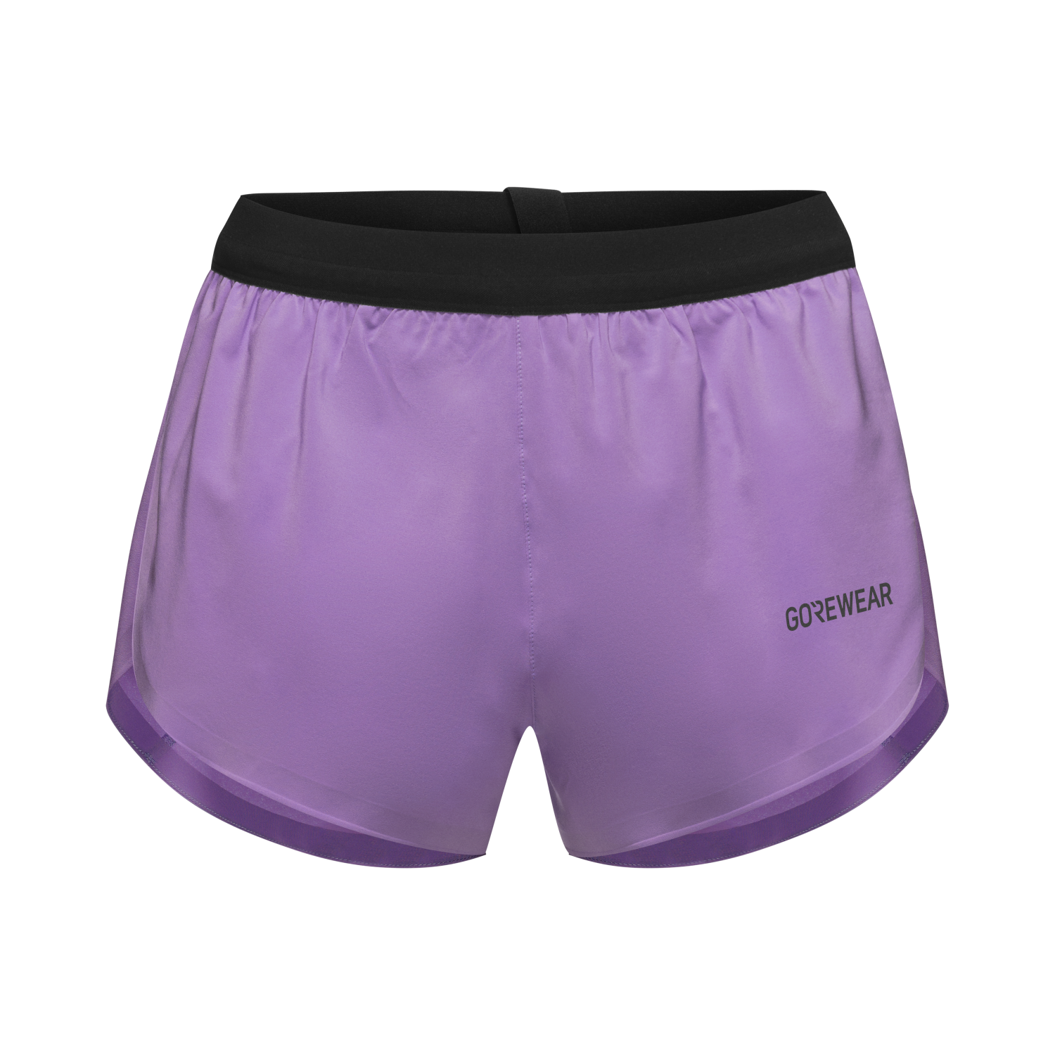 An image of the CONCURVE Split Shorts Womens being displayed without a product model wearing the product.