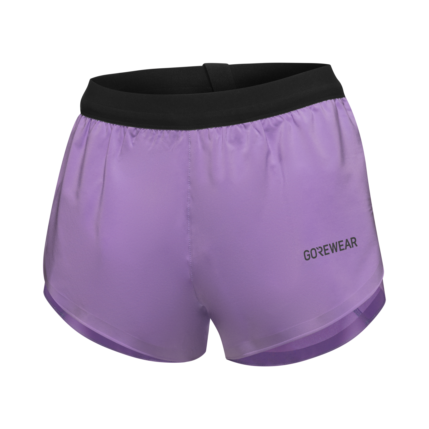 An image of the CONCURVE Split Shorts Womens being displayed without a product model wearing the product.