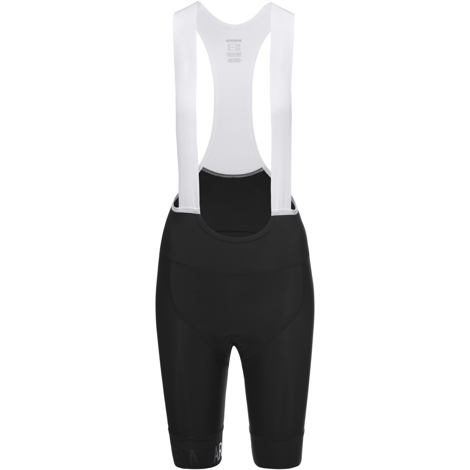 An image of the SWIFTRIDE Bib Shorts Womens being displayed without a product model wearing the product.