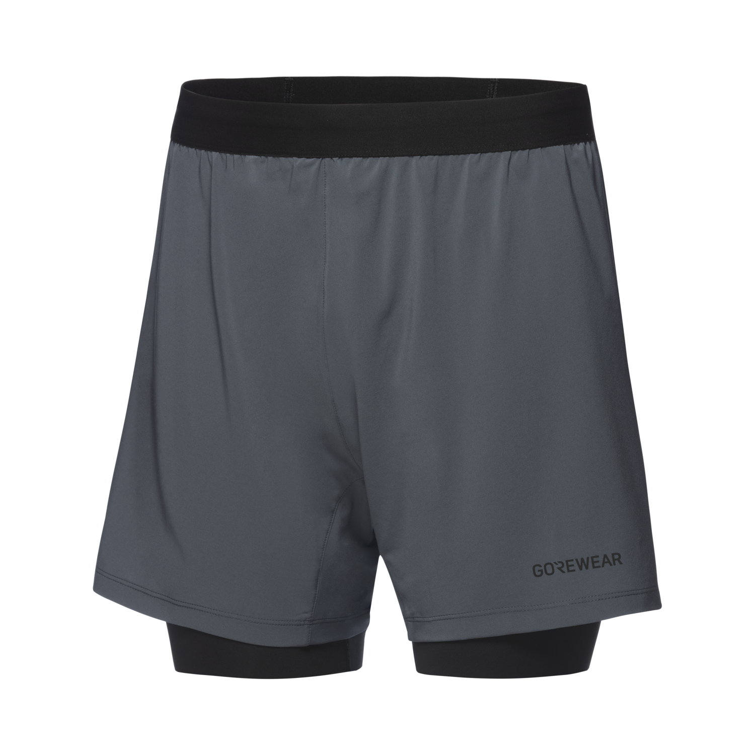 An image of the CONCURVE 5” 2in1 Shorts Mens being displayed without a product model wearing the product.