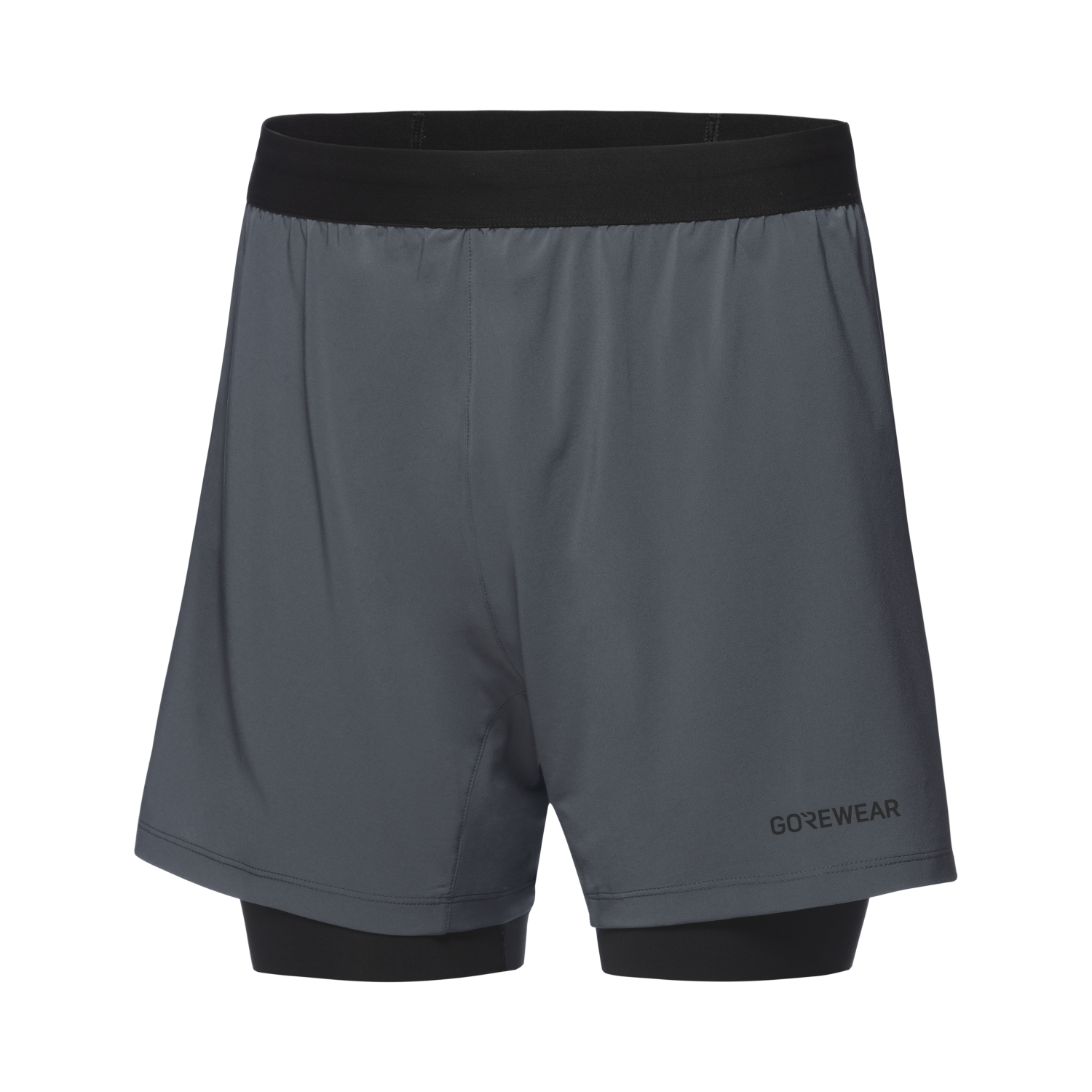 An image of the CONCURVE 5” 2in1 Shorts Mens being displayed without a product model wearing the product.