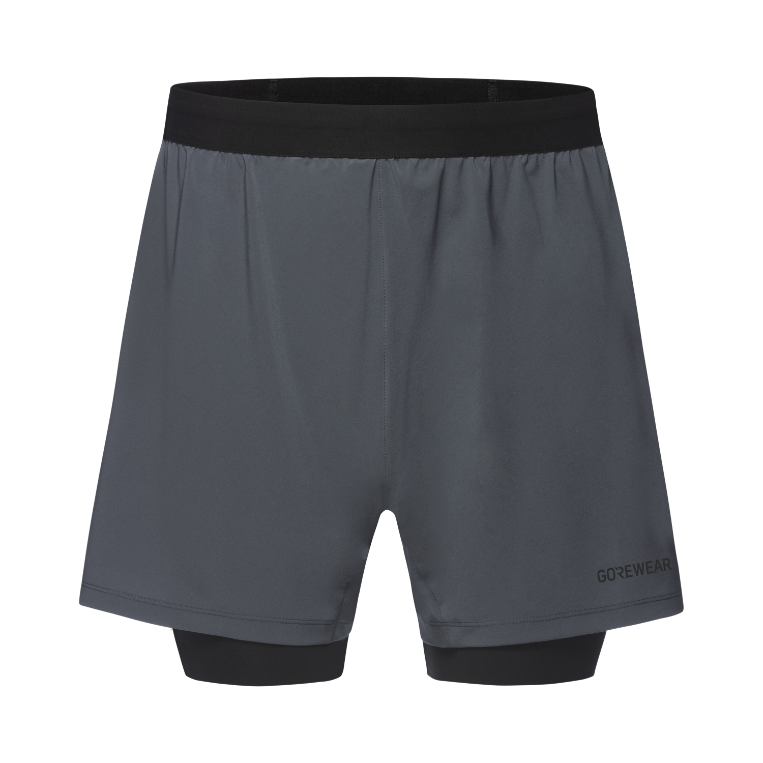 An image of the CONCURVE 5” 2in1 Shorts Mens being displayed without a product model wearing the product.