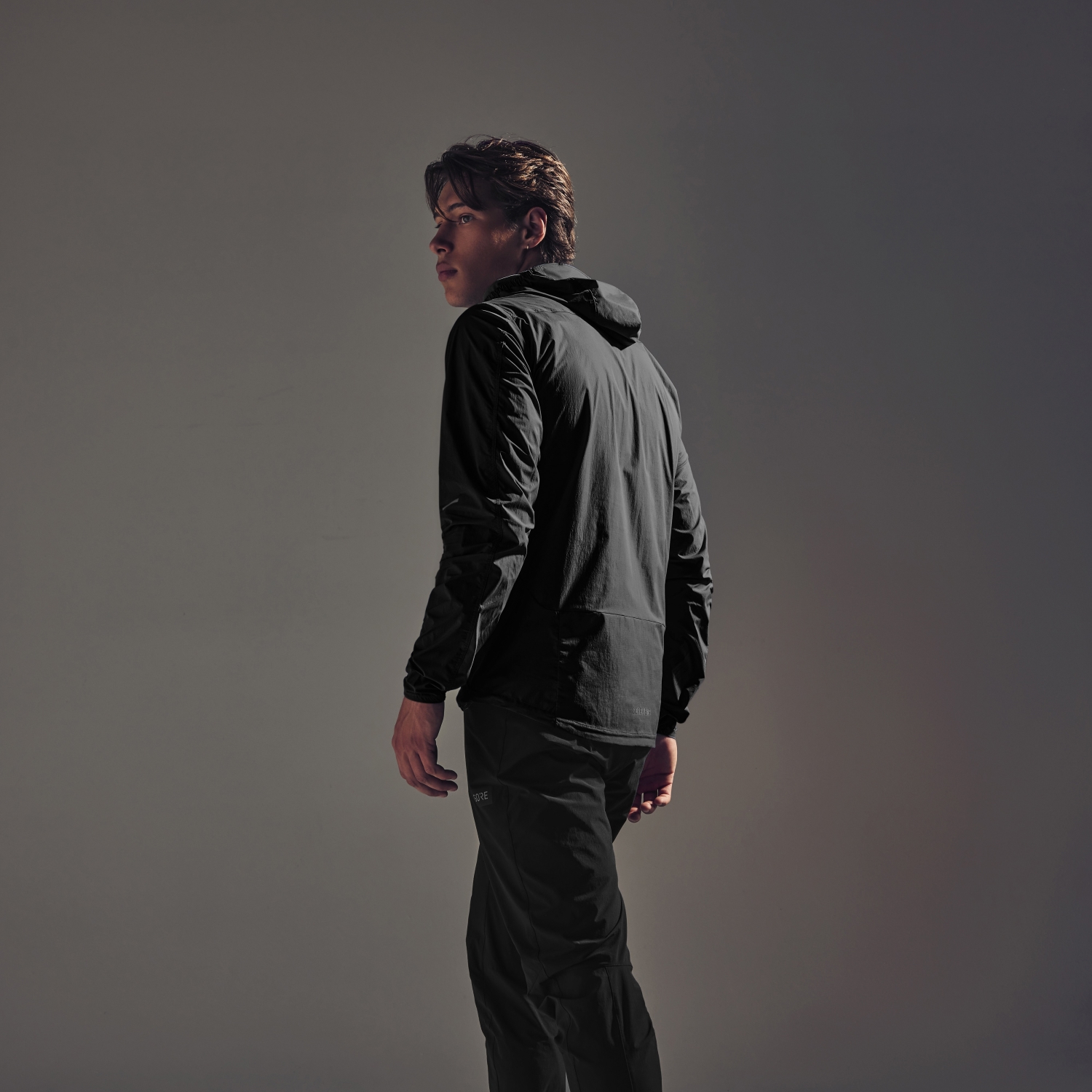 FERNFLOW Hooded Windbreaker Mens