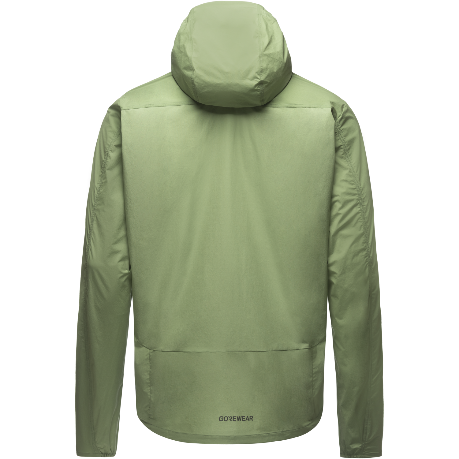 An image of the FERNFLOW Hooded Windbreaker Mens being displayed without a product model wearing the product.