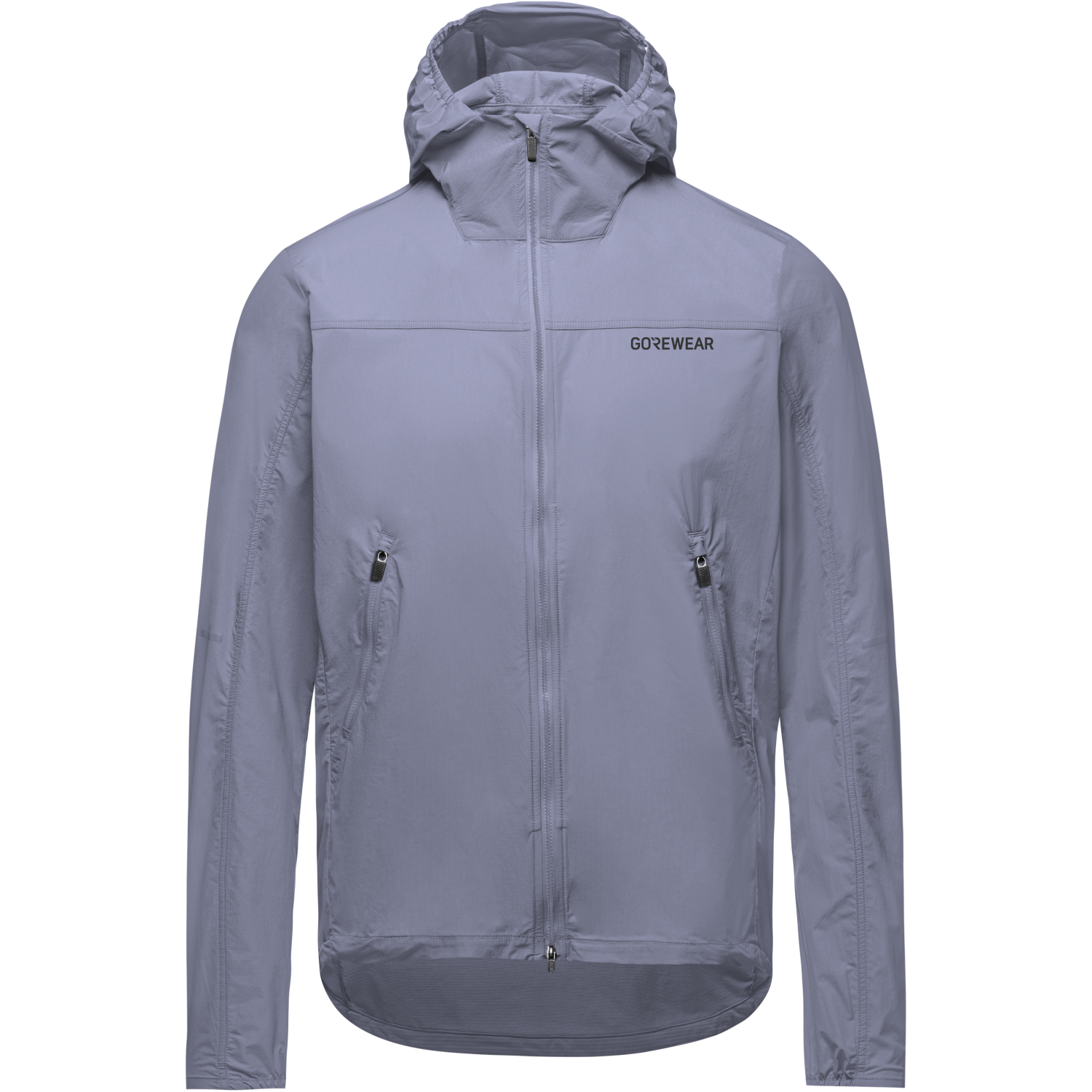 An image of the FERNFLOW Hooded Windbreaker Mens being displayed without a product model wearing the product.