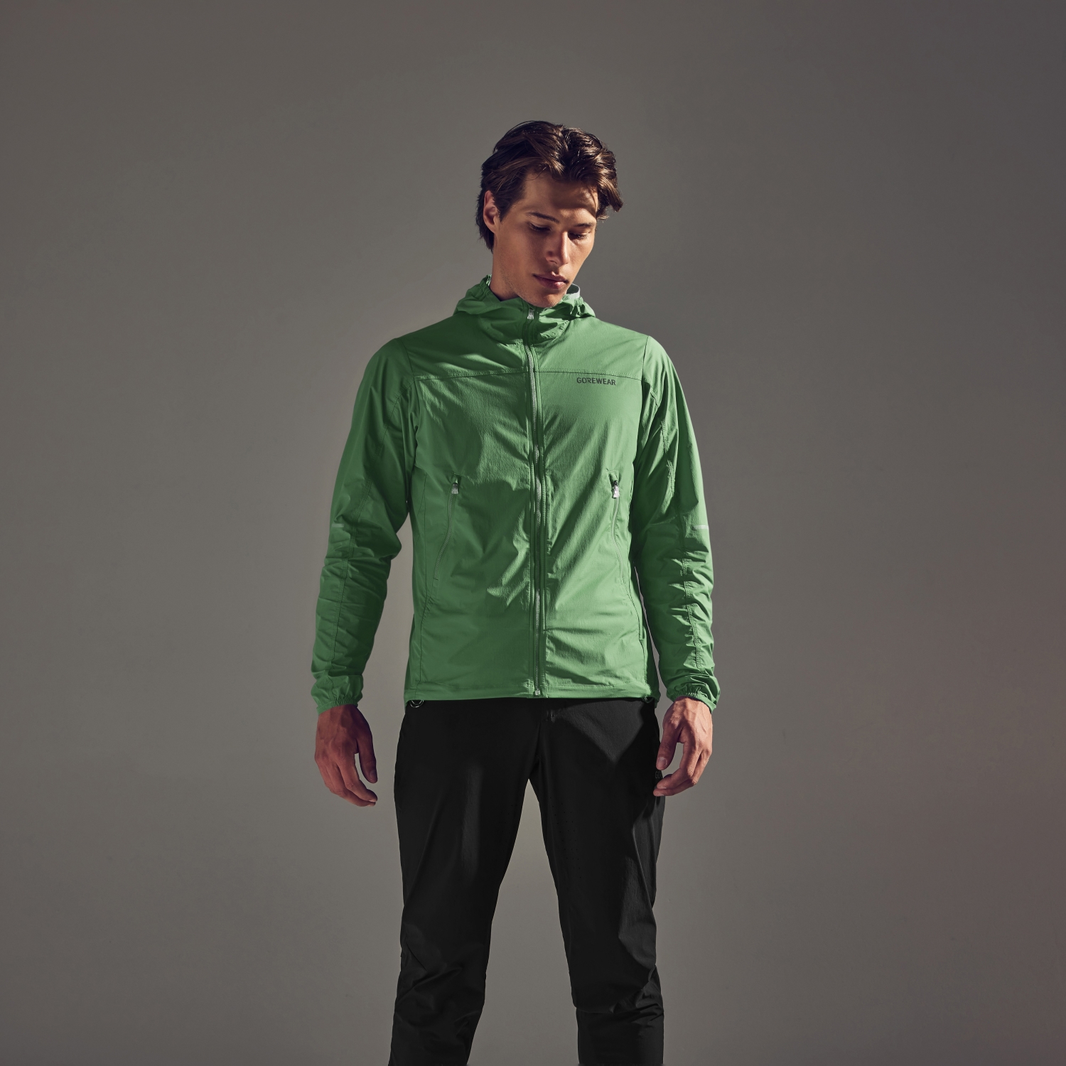 FERNFLOW Hooded Windbreaker Mens