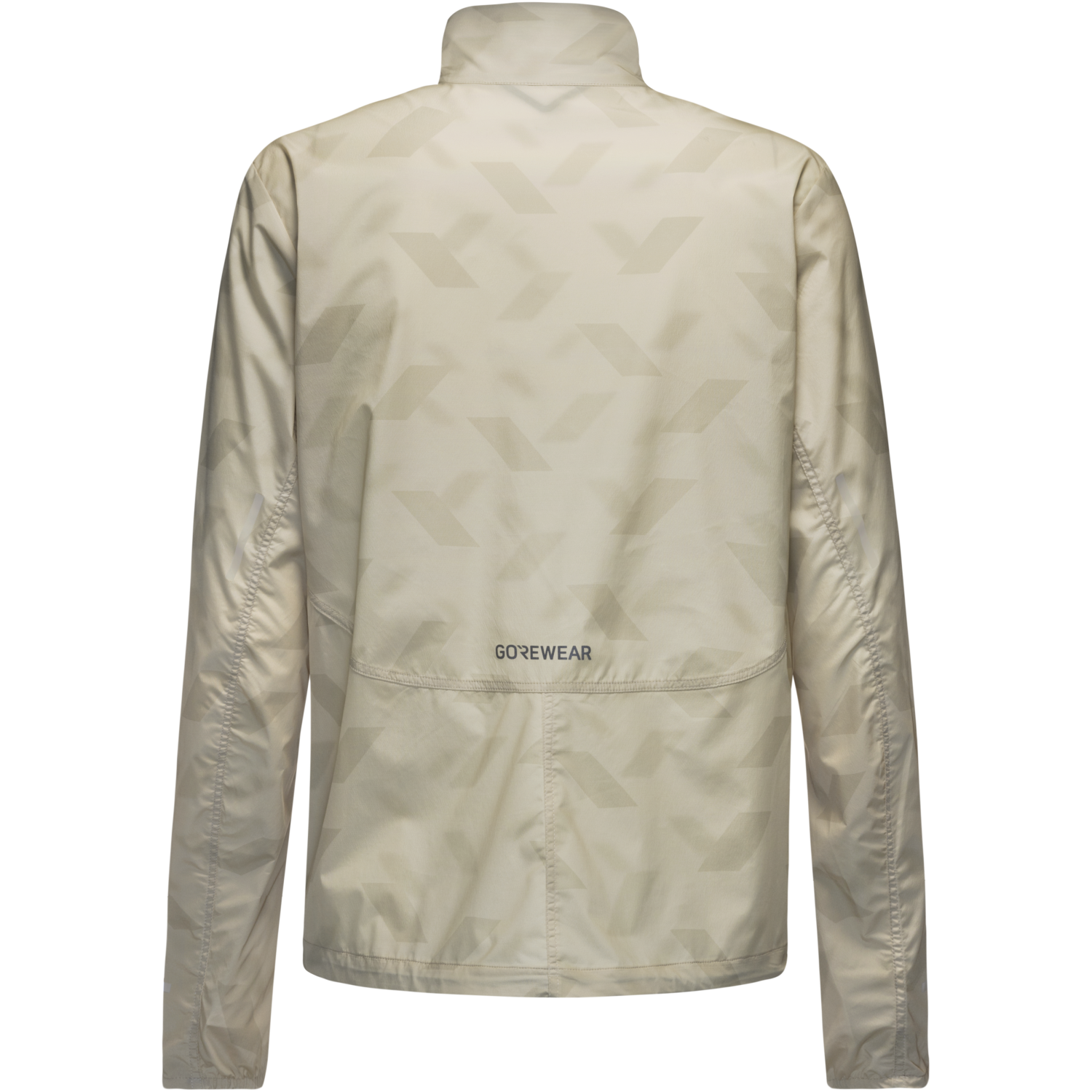 An image of the CONCURVE 3D Graphic Windbreaker Womens being displayed without a product model wearing the product.