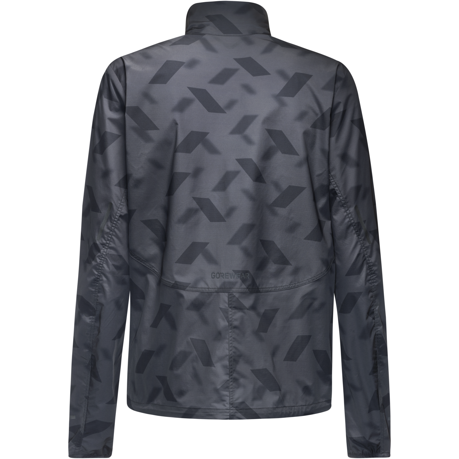 An image of the CONCURVE 3D Graphic Windbreaker Womens being displayed without a product model wearing the product.
