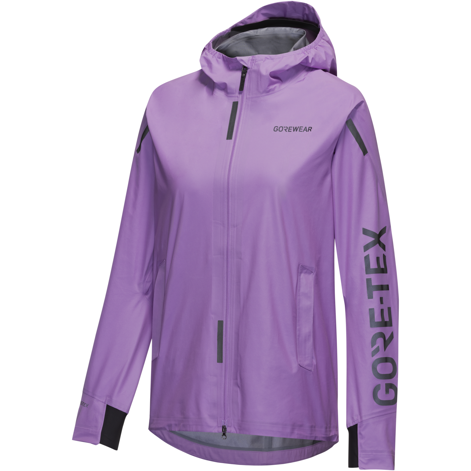 An image of the CONCURVE LE4 GORE-TEX Jacket Sleeve Logo Womens being displayed without a product model wearing the product.