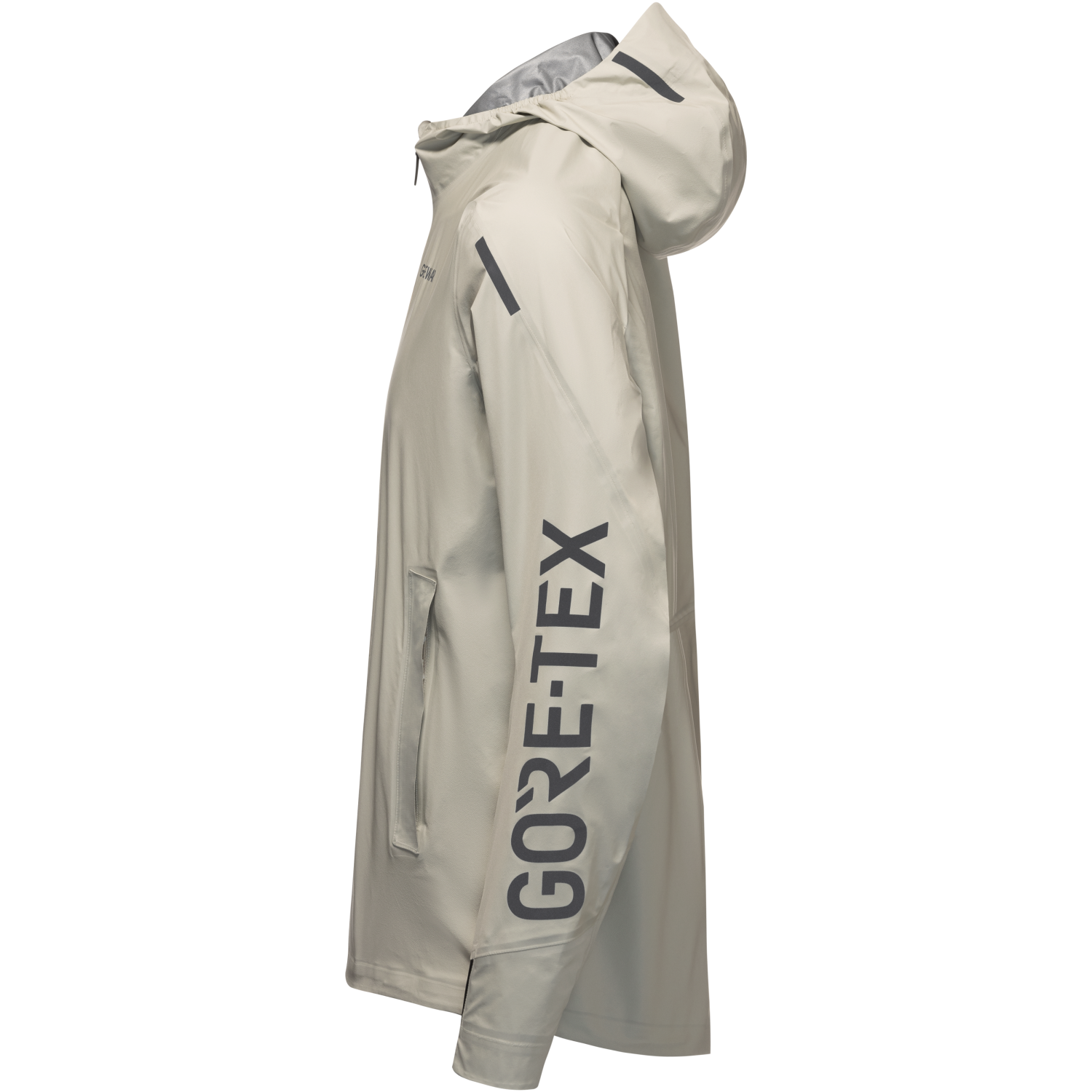 An image of the CONCURVE LE4 GORE-TEX Jacket Sleeve Logo Mens being displayed without a product model wearing the product.