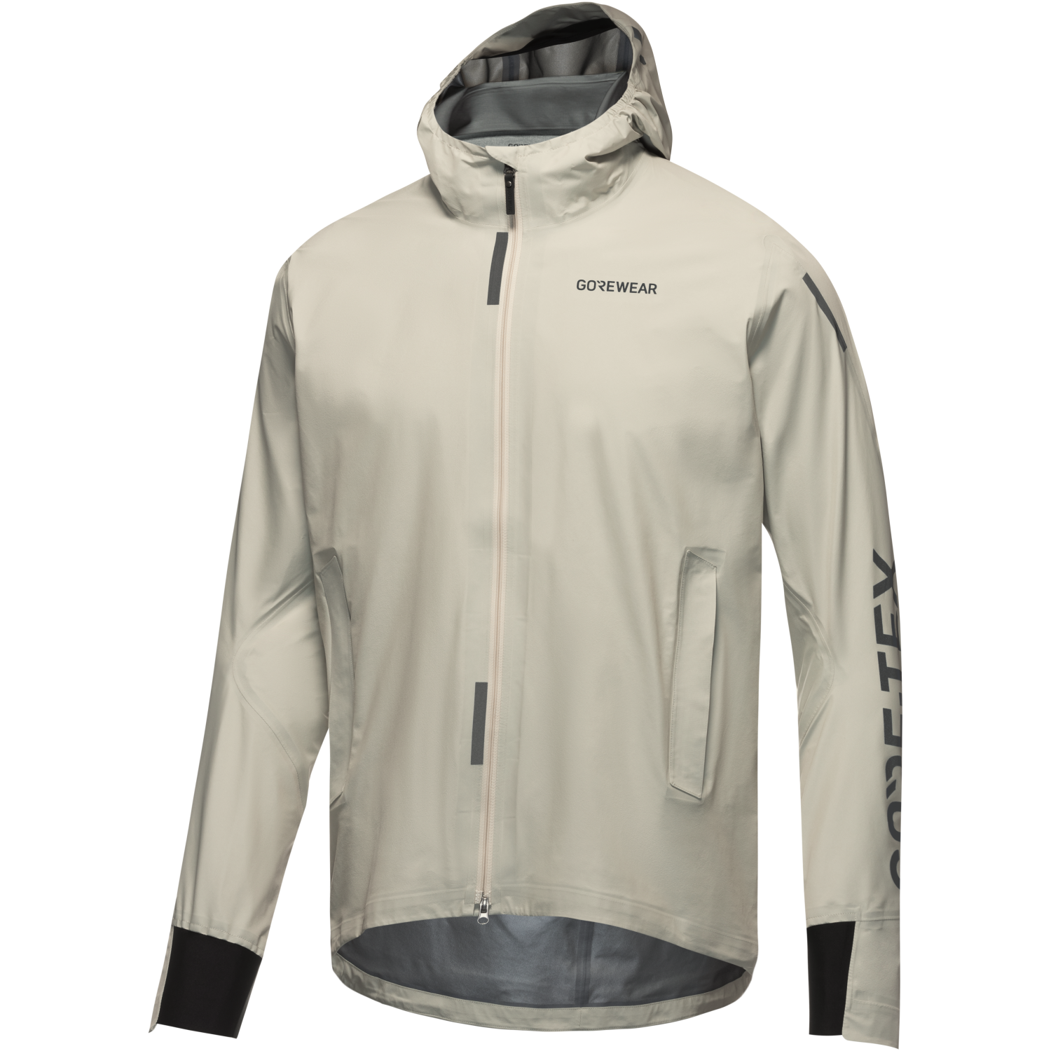 An image of the CONCURVE LE4 GORE-TEX Jacket Sleeve Logo Mens being displayed without a product model wearing the product.