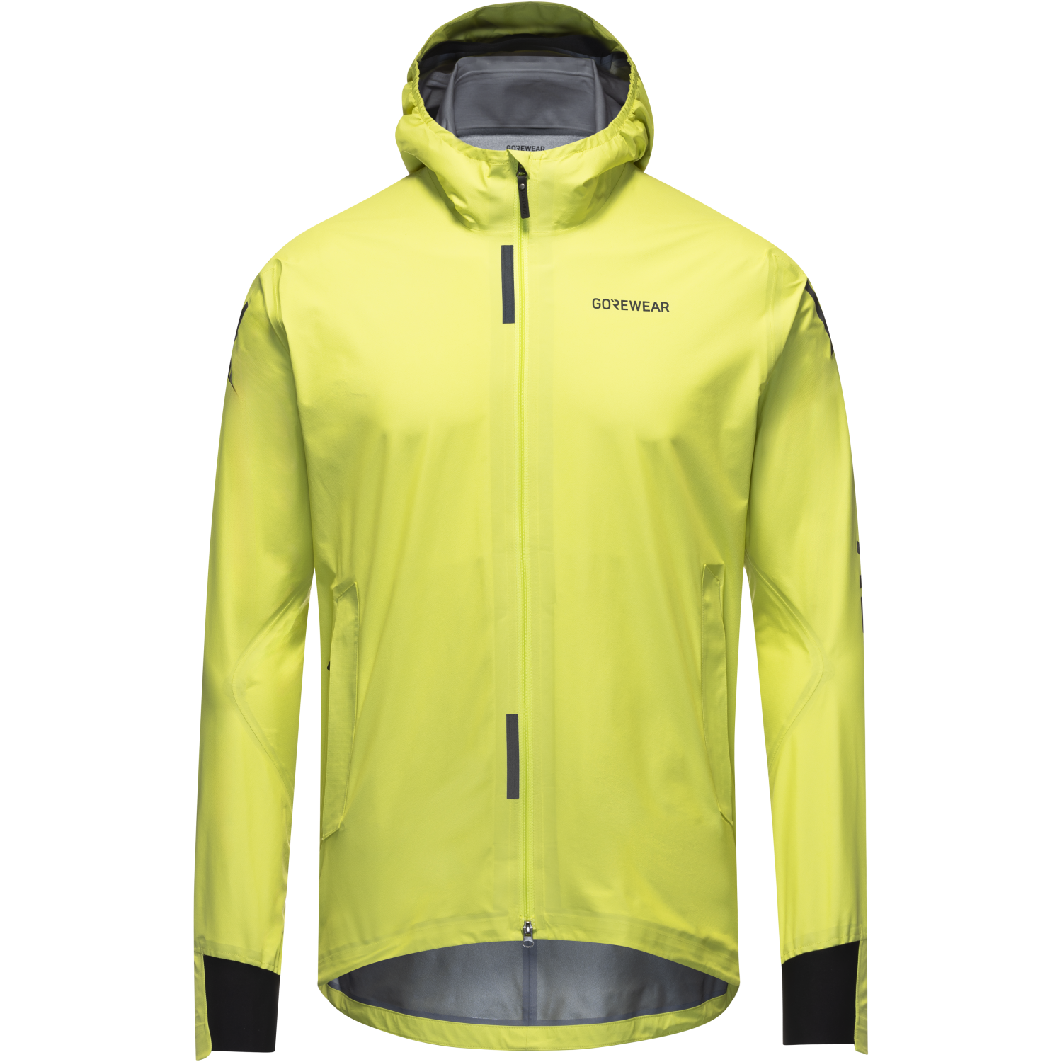 An image of the CONCURVE LE4 GORE-TEX Jacket Sleeve Logo Mens being displayed without a product model wearing the product.