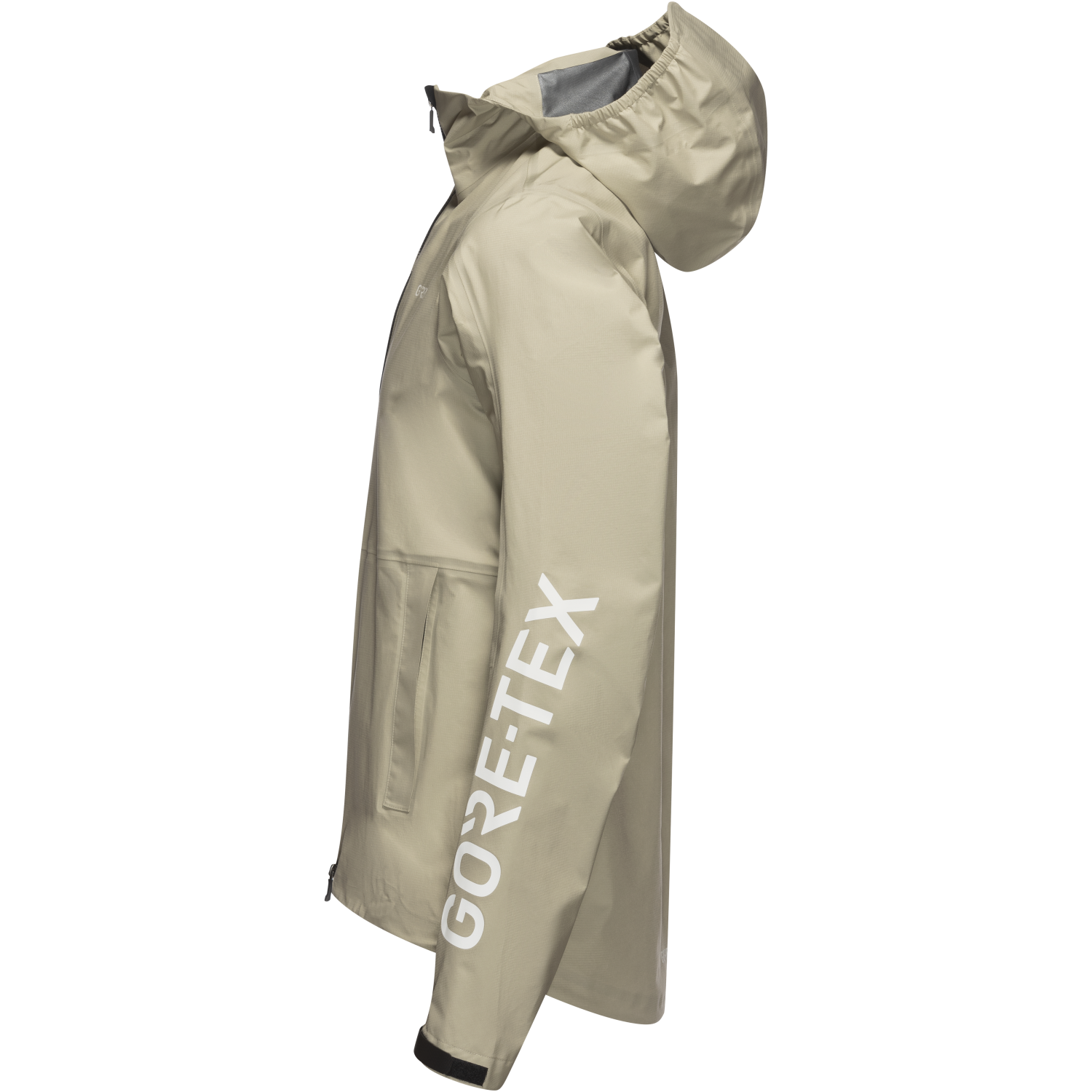 An image of the LUPRA 2.0 GORE-TEX LE1 Hooded Jacket Mens being displayed without a product model wearing the product.