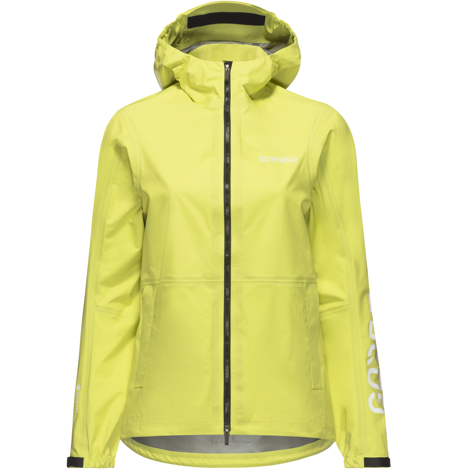 An image of the LUPRA 2.0 GORE-TEX LE1 Hooded Jacket Womens being displayed without a product model wearing the product.