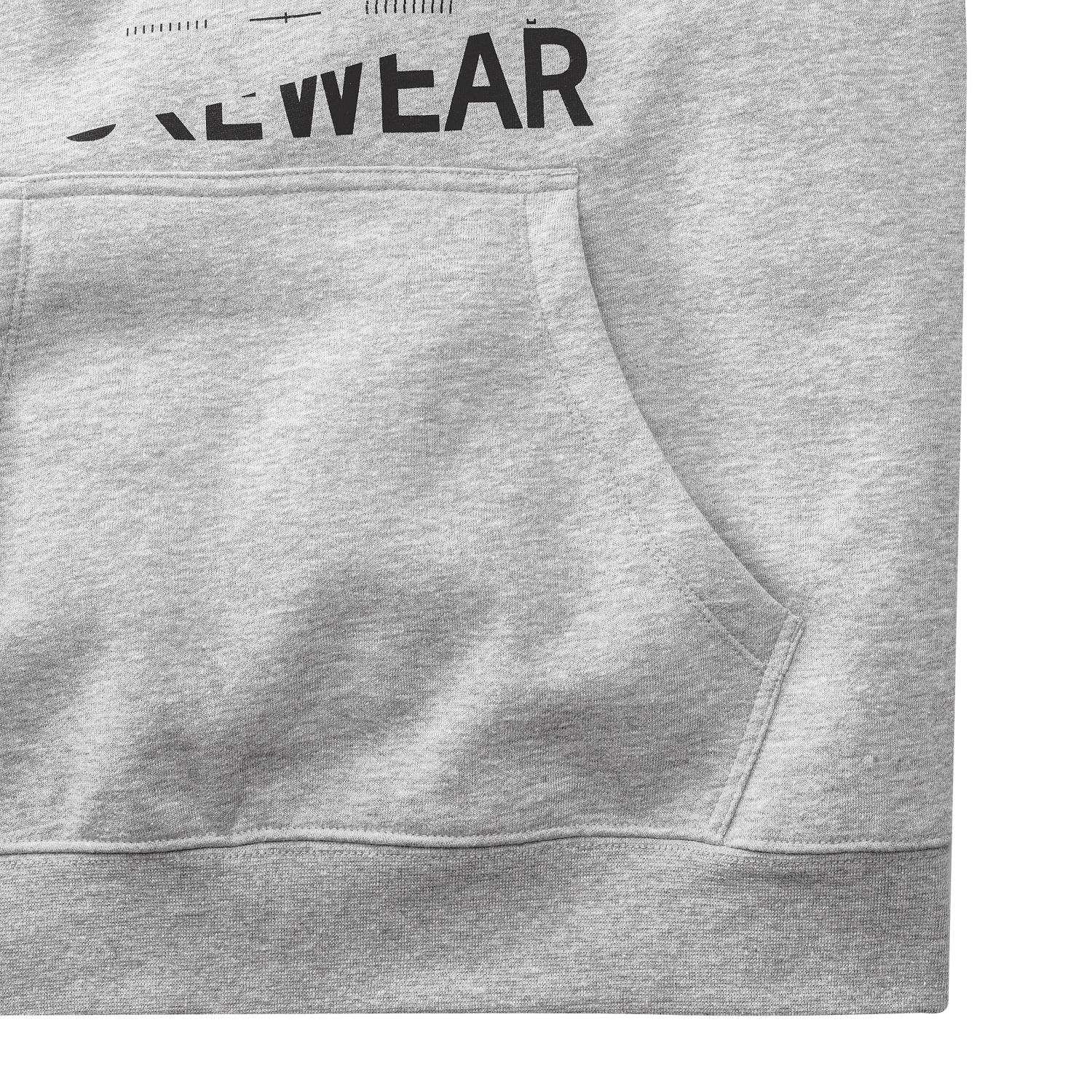 An image of the Fracture Logo Hoodie being displayed without a product model wearing the product.