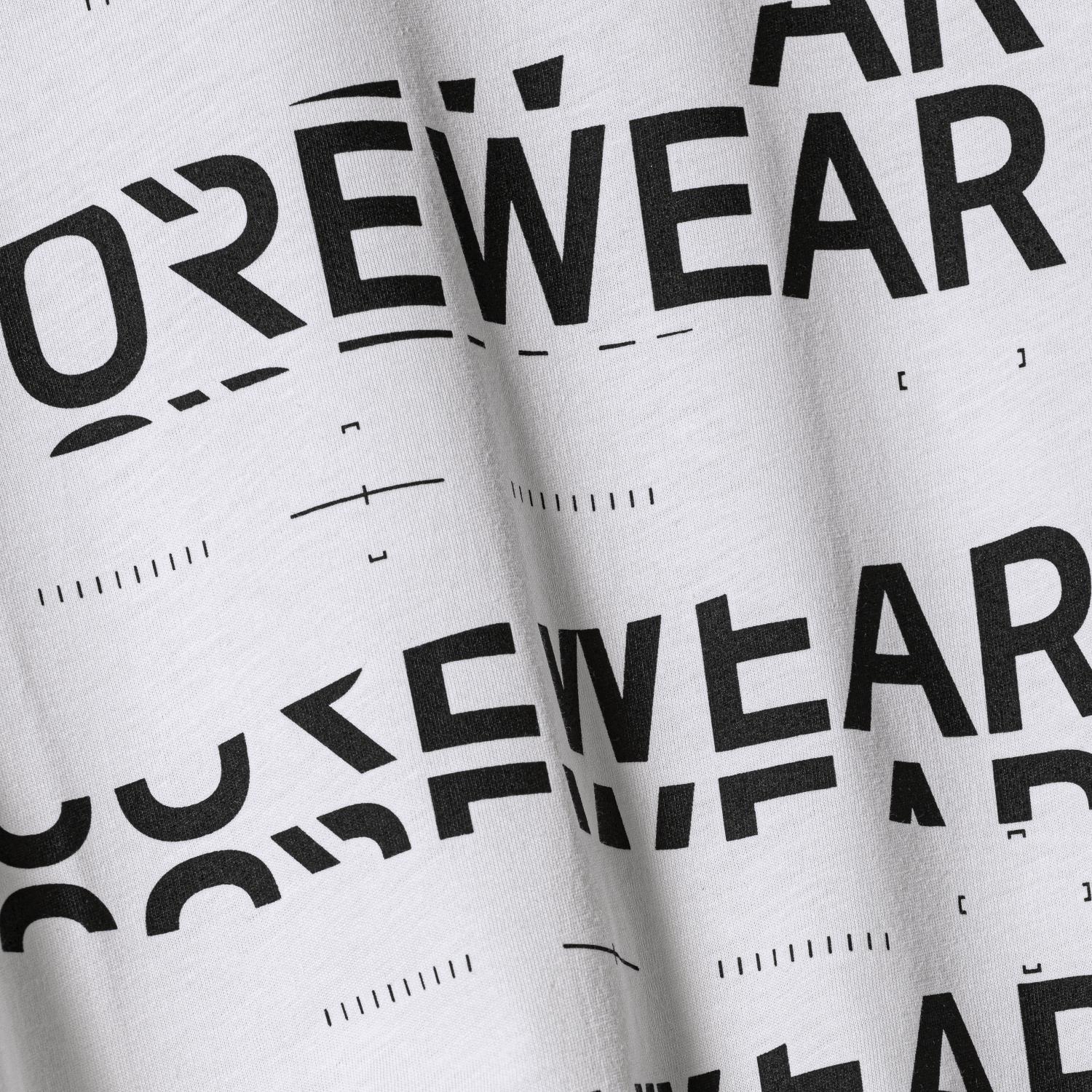 An image of the Fracture Logo Tee being displayed without a product model wearing the product.