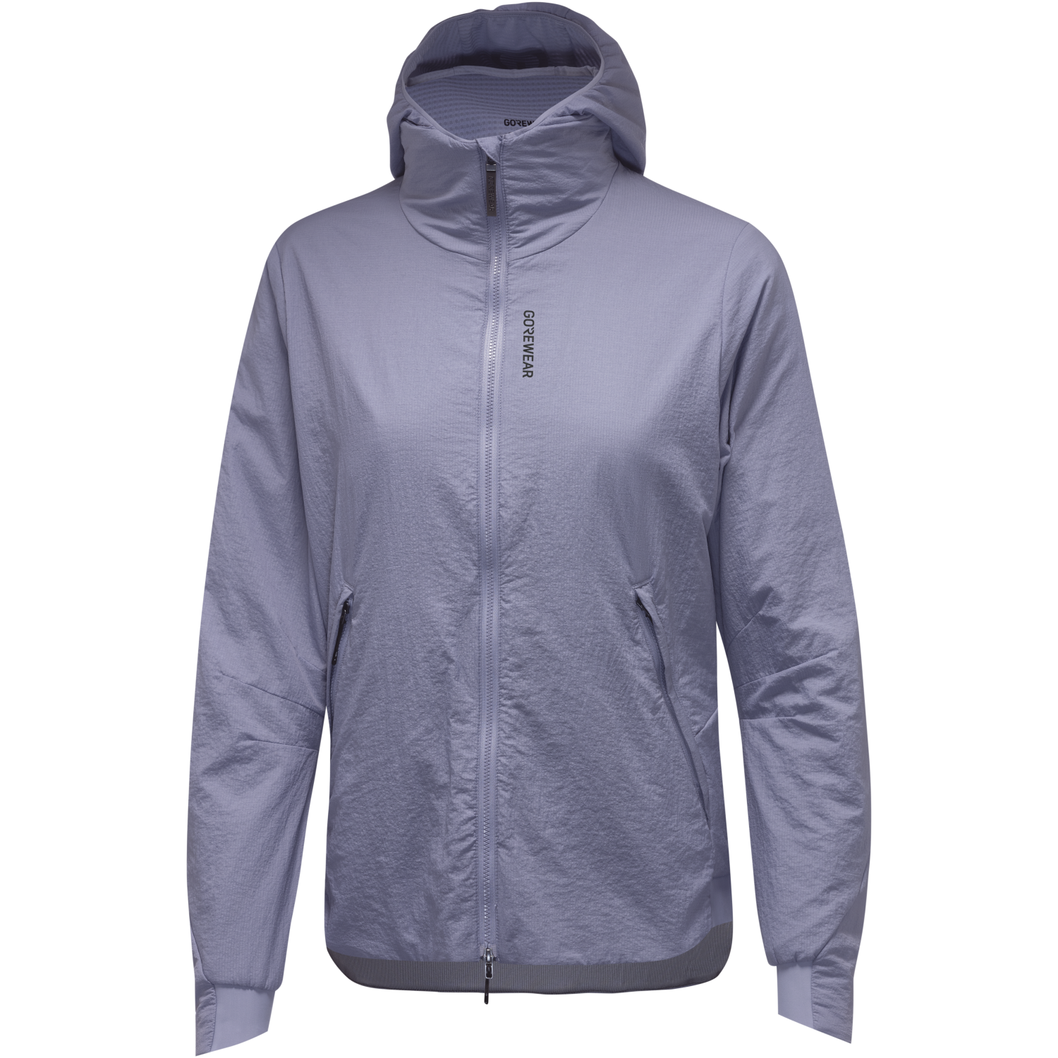 An image of the CONCURVE WINDSTOPPER® Insulated Hooded Jacket Womens being displayed without a product model wearing the product.