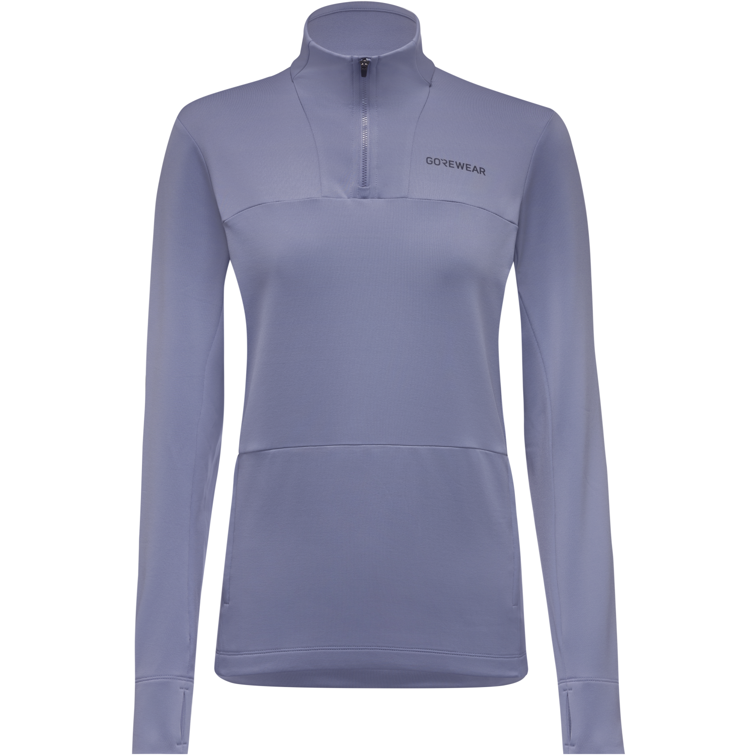 An image of the Training Thermo 1/4 Zip Womens being displayed without a product model wearing the product.