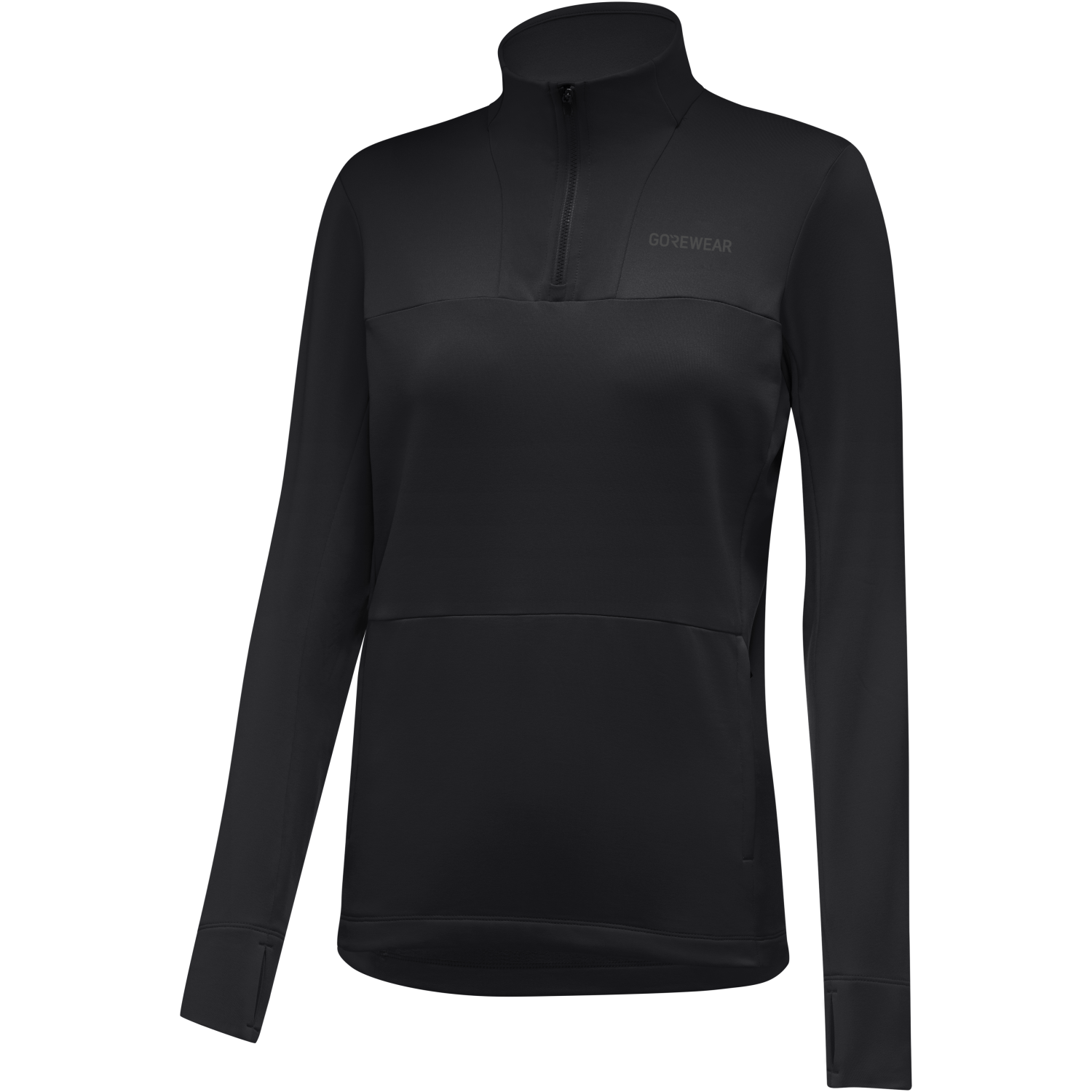 An image of the Training Thermo 1/4 Zip Womens being displayed without a product model wearing the product.