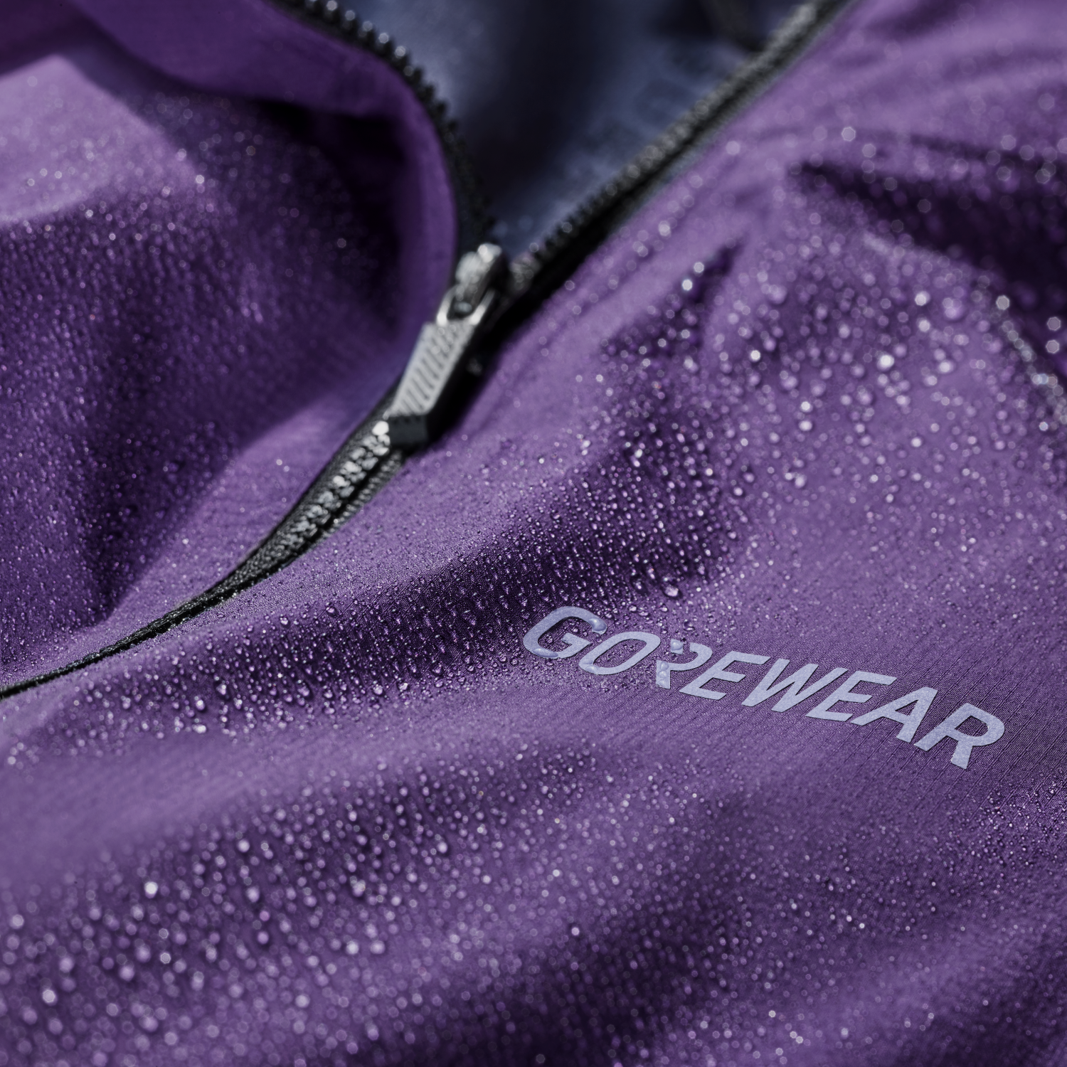An image of the LUPRA 2.0 GORE-TEX Hooded Logo Jacket Womens being displayed without a product model wearing the product.