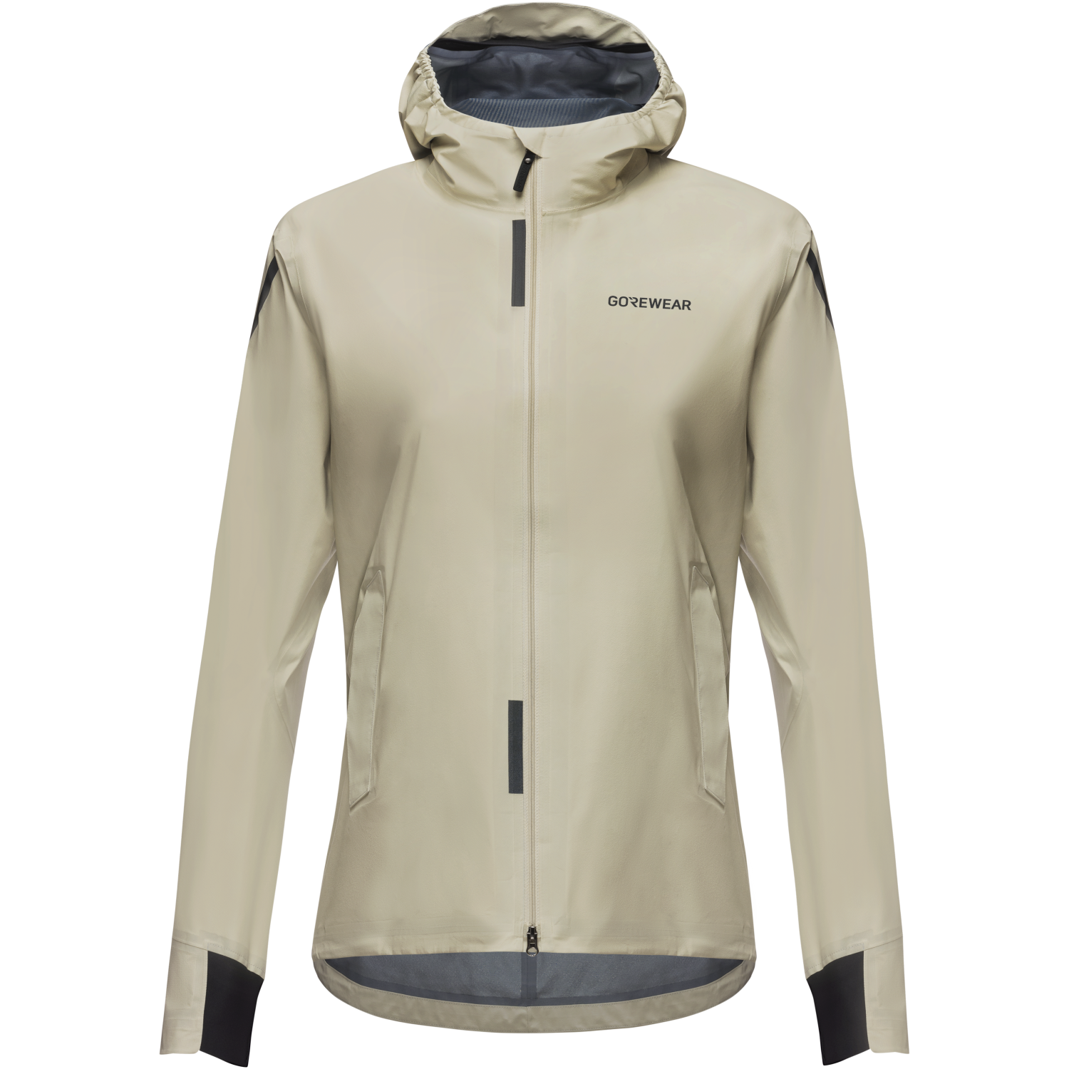 GOREWEAR CONCURVE GORE-TEX LE1 Running Jacket Women's in Tech Beige | XS (0-2) | Slim fit | Waterproof