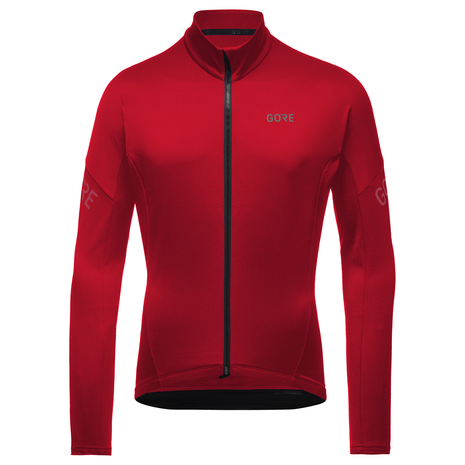 GOREWEAR Men's C3 Thermo Cycling Jersey in Red | Large | Slim fit