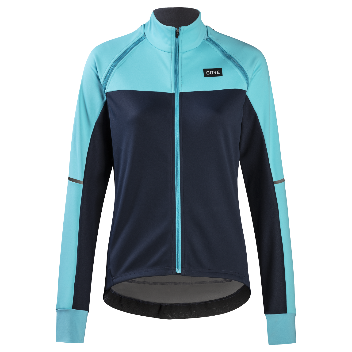 GOREWEAR Phantom Cycling Jacket Women's in Orbit Blue/Scuba Blue | 2XS | Slim fit | Windproof