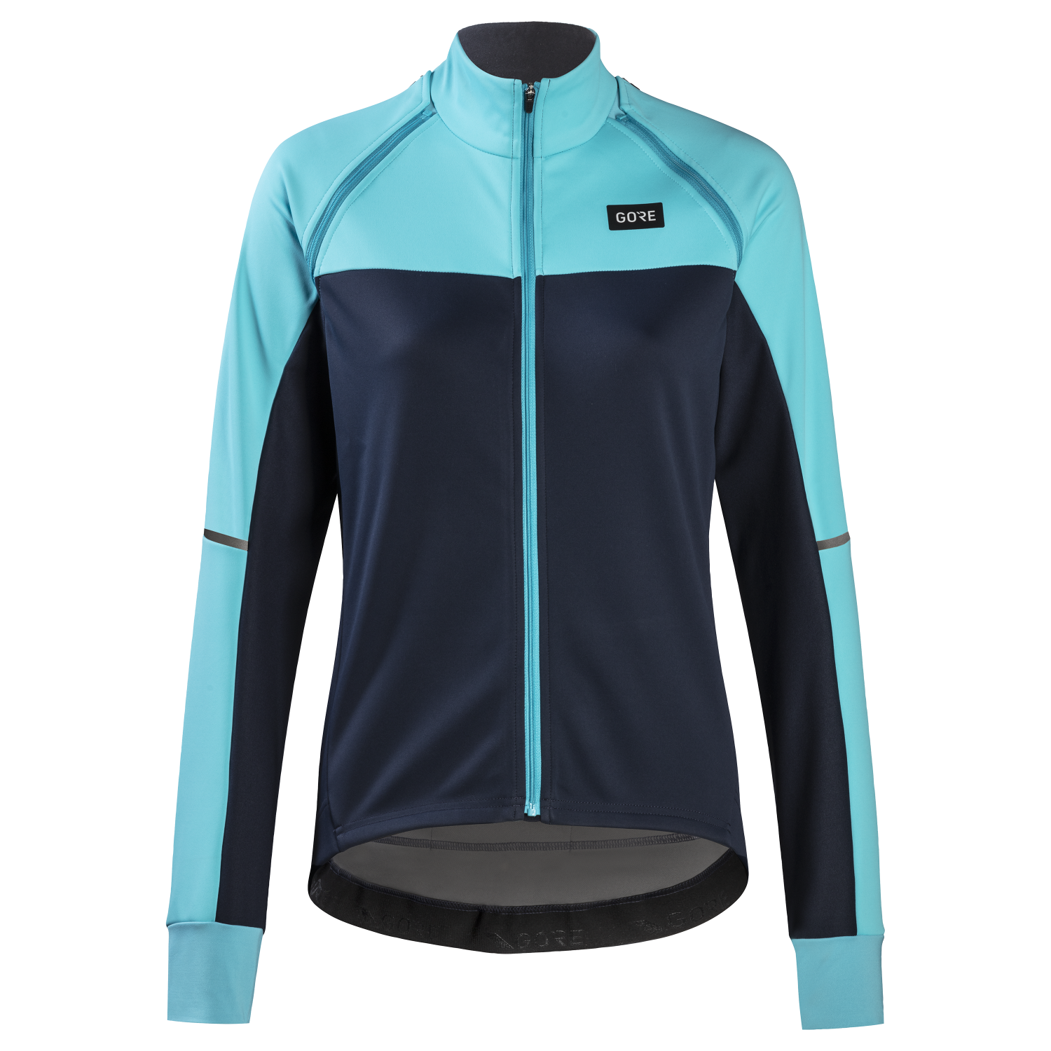 GOREWEAR Phantom Cycling Jacket Women's in Orbit Blue/Scuba Blue | XS (0-2) | Slim fit | Windproof