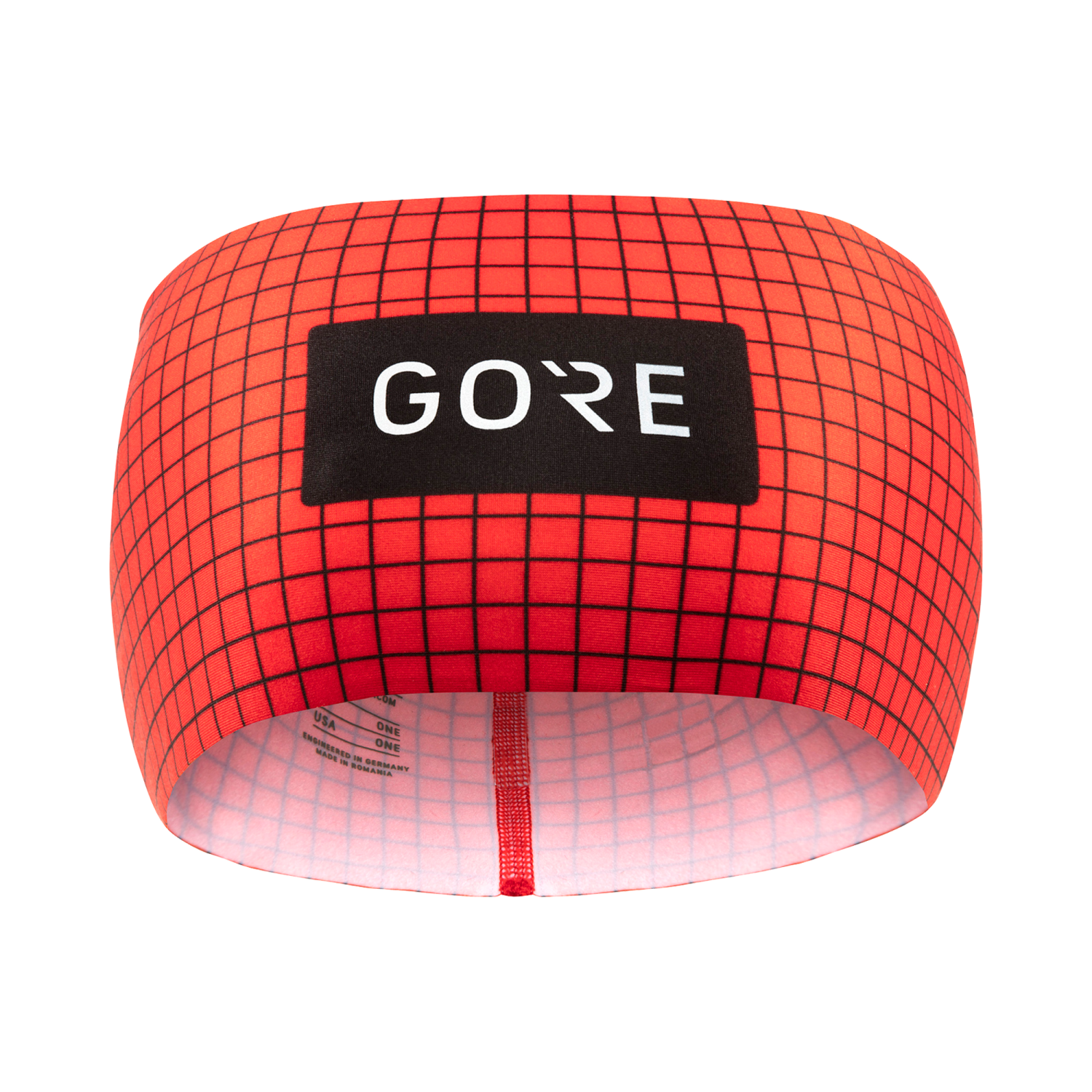 GOREWEAR Grid Headband in Fireball/Black