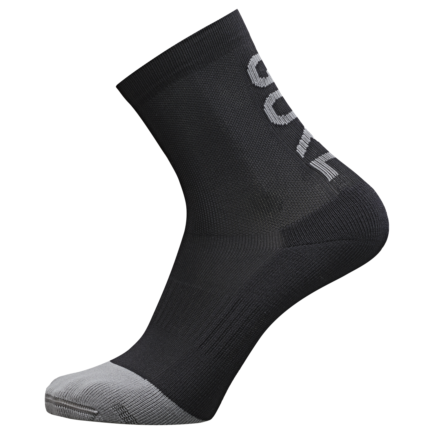 GOREWEAR M Mid Brand Socks in Black/Graphite Grey | 3.5-5