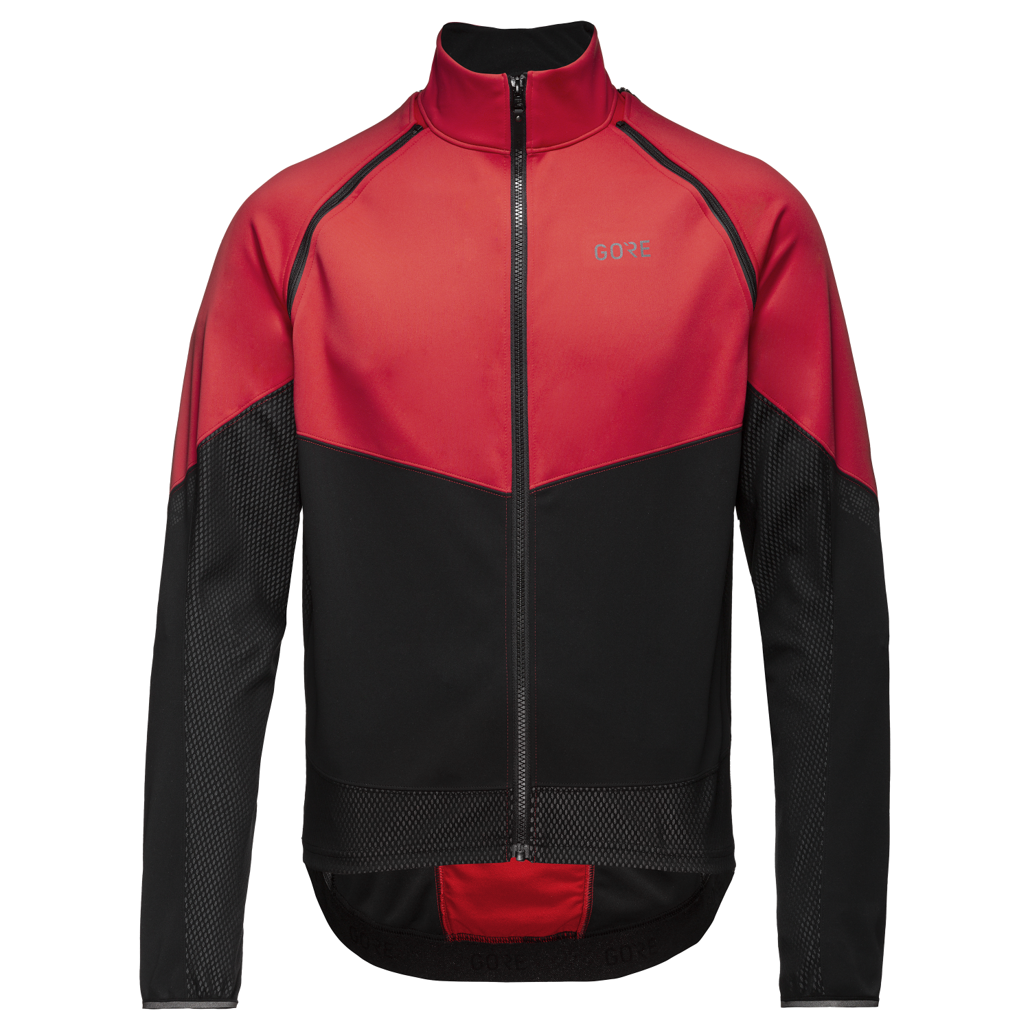 GOREWEAR Phantom Cycling Jacket Men's in Red/Black | Small | Slim fit | Windproof