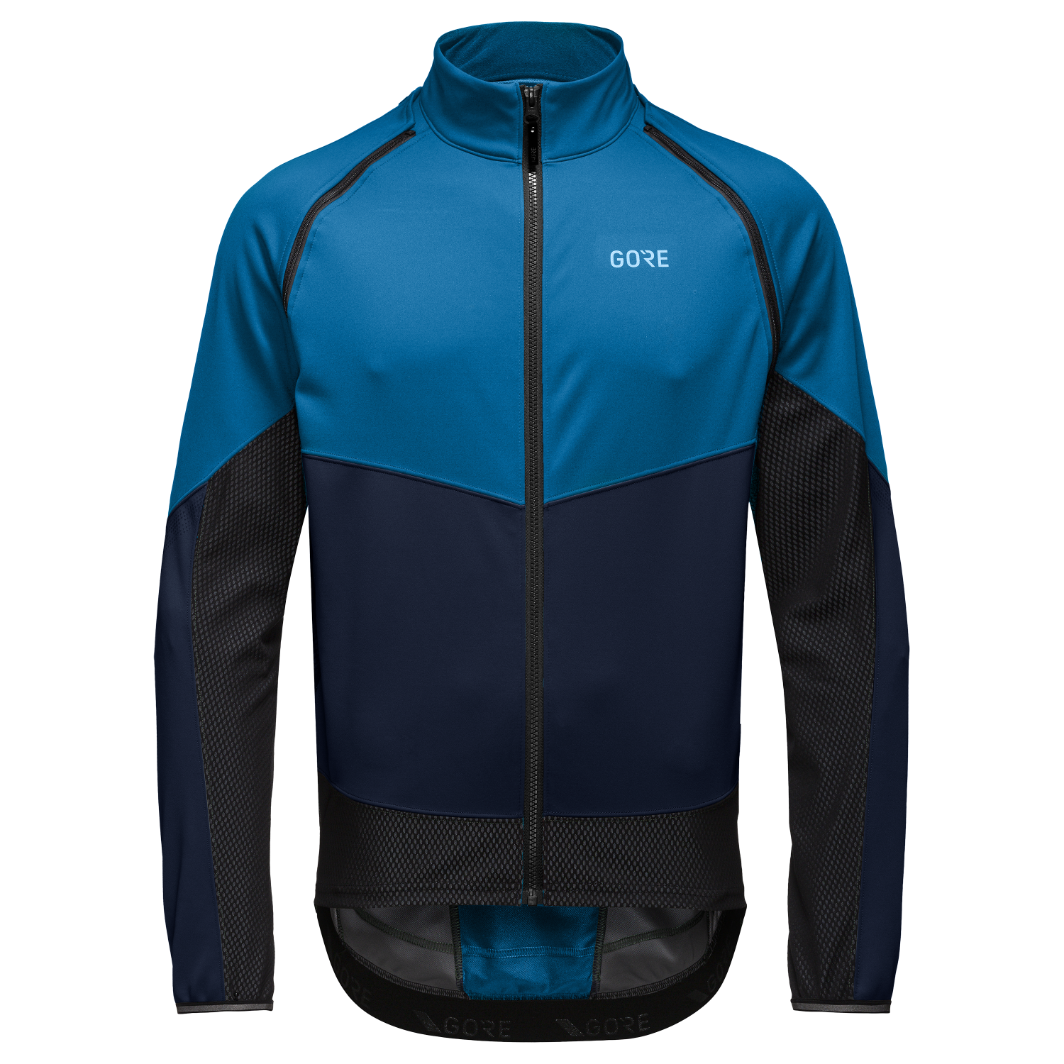 GOREWEAR Phantom Cycling Jacket Men's in Sphere Blue/Orbit Blue | Large | Slim fit | Windproof