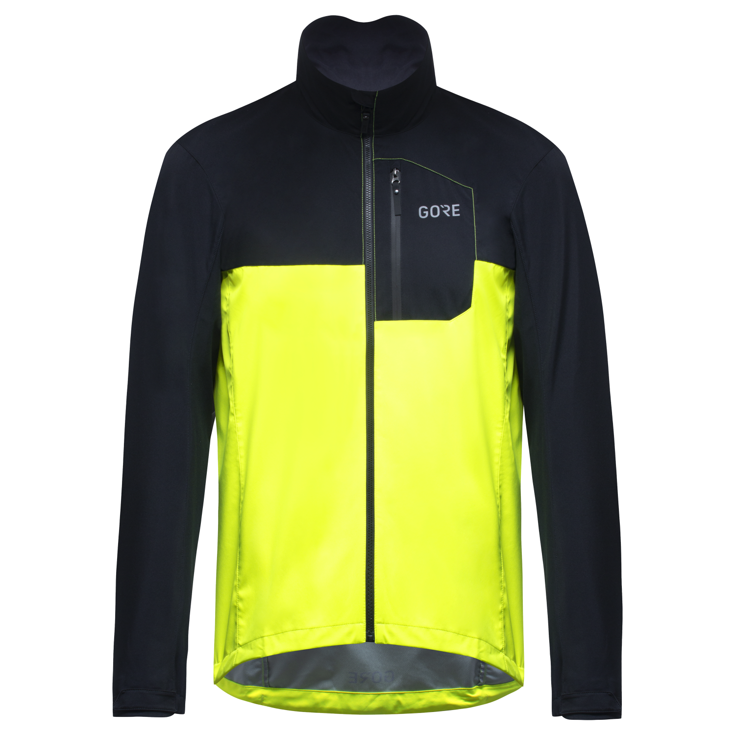 Spirit Jacket Mens - Neon Yellow/Black - XS