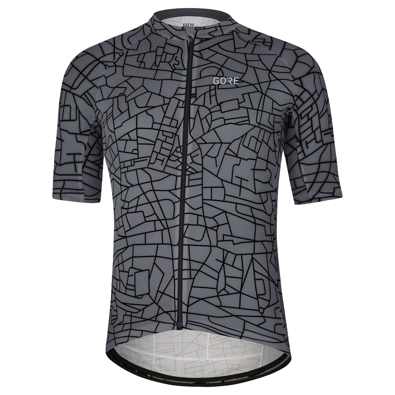 GOREWEAR Gotham Cycling Jersey Men's in Graystone/Black | Small | Form fit