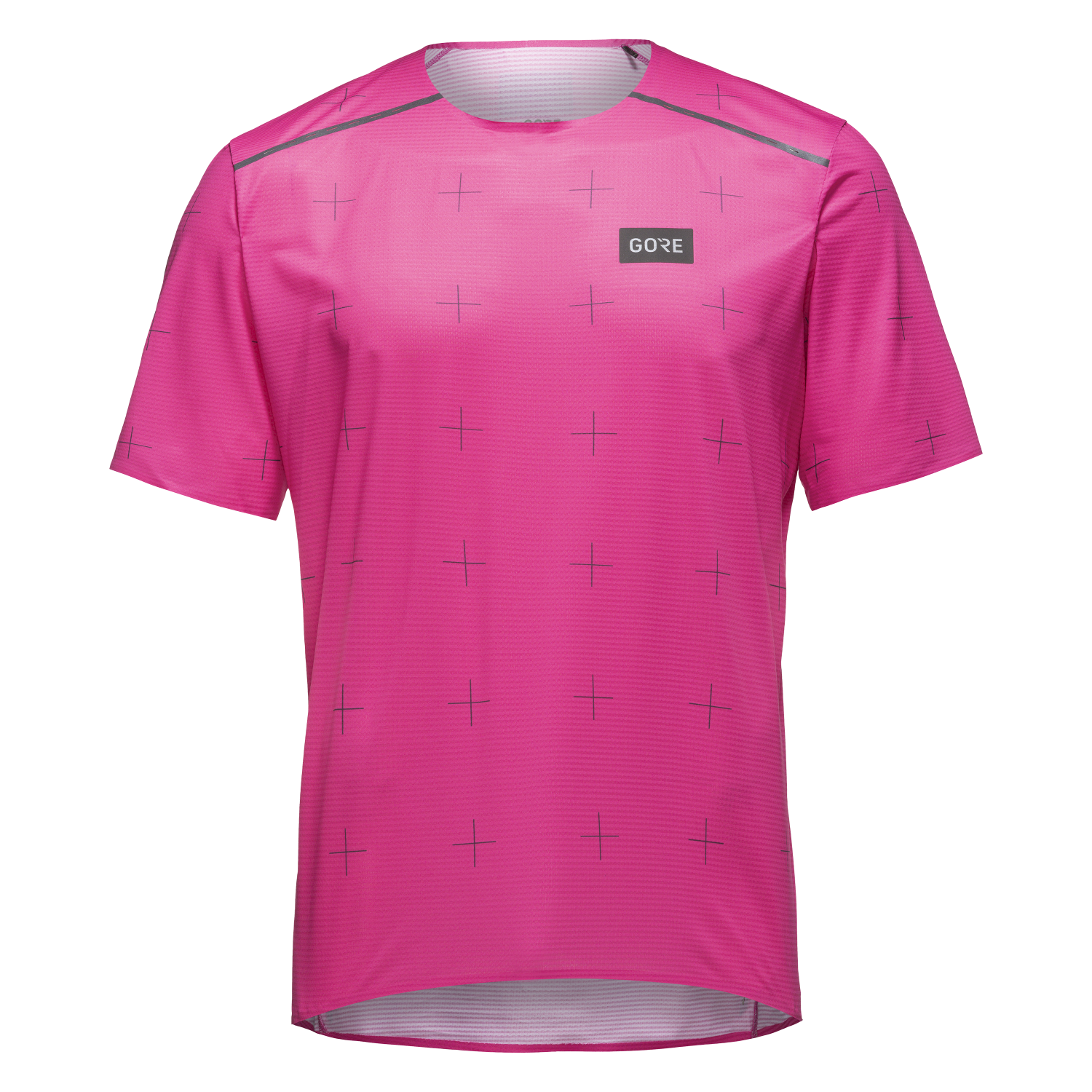 GOREWEAR Contest Daily Running Tee Men's in Process Pink | Small | Slim fit