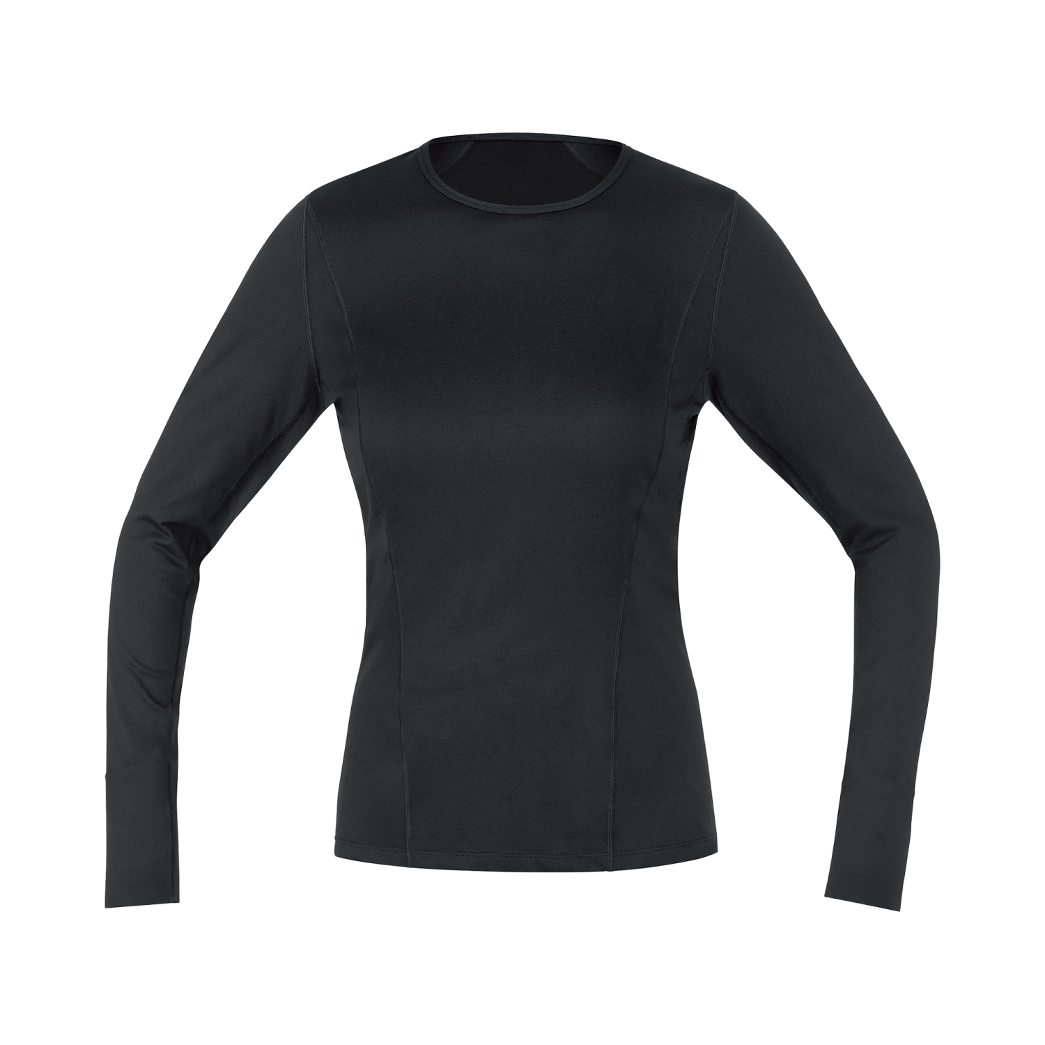 GOREWEAR Women's M Base Layer Long Sleeve Shirt in Black | Medium (8-10) | Form fit | Moisture Wicking