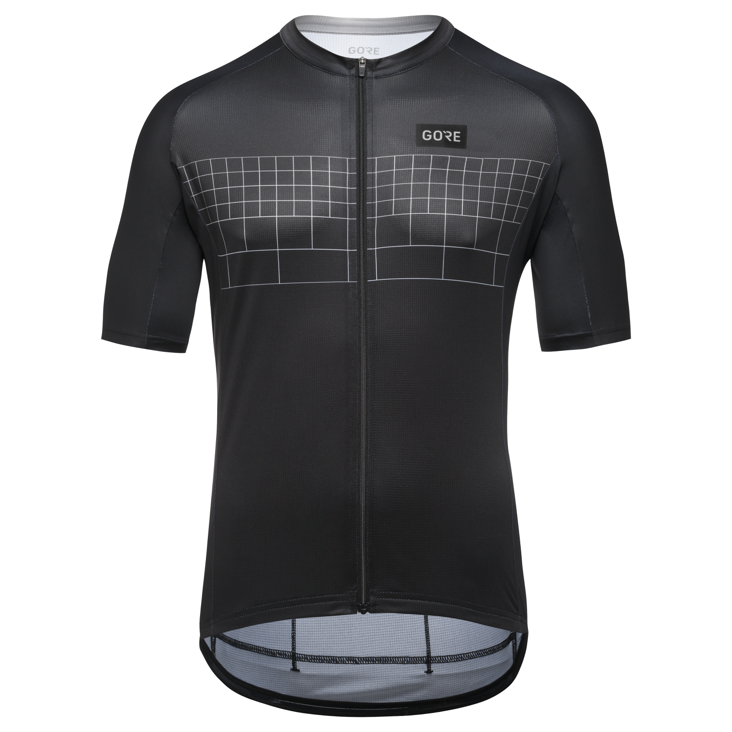 GOREWEAR Grid Fade Cycling Jersey 2.0 Men's in Black/Lab Gray | XL | Slim fit