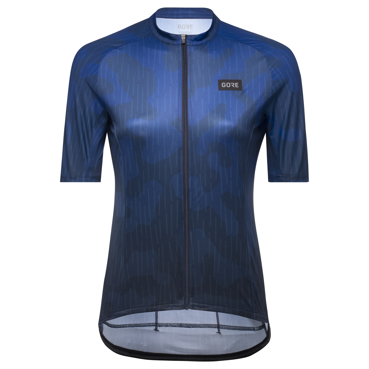 GOREWEAR Rain Camo Cycling Jersey Women's in Orbit Blue | XS (0-2) | Slim fit