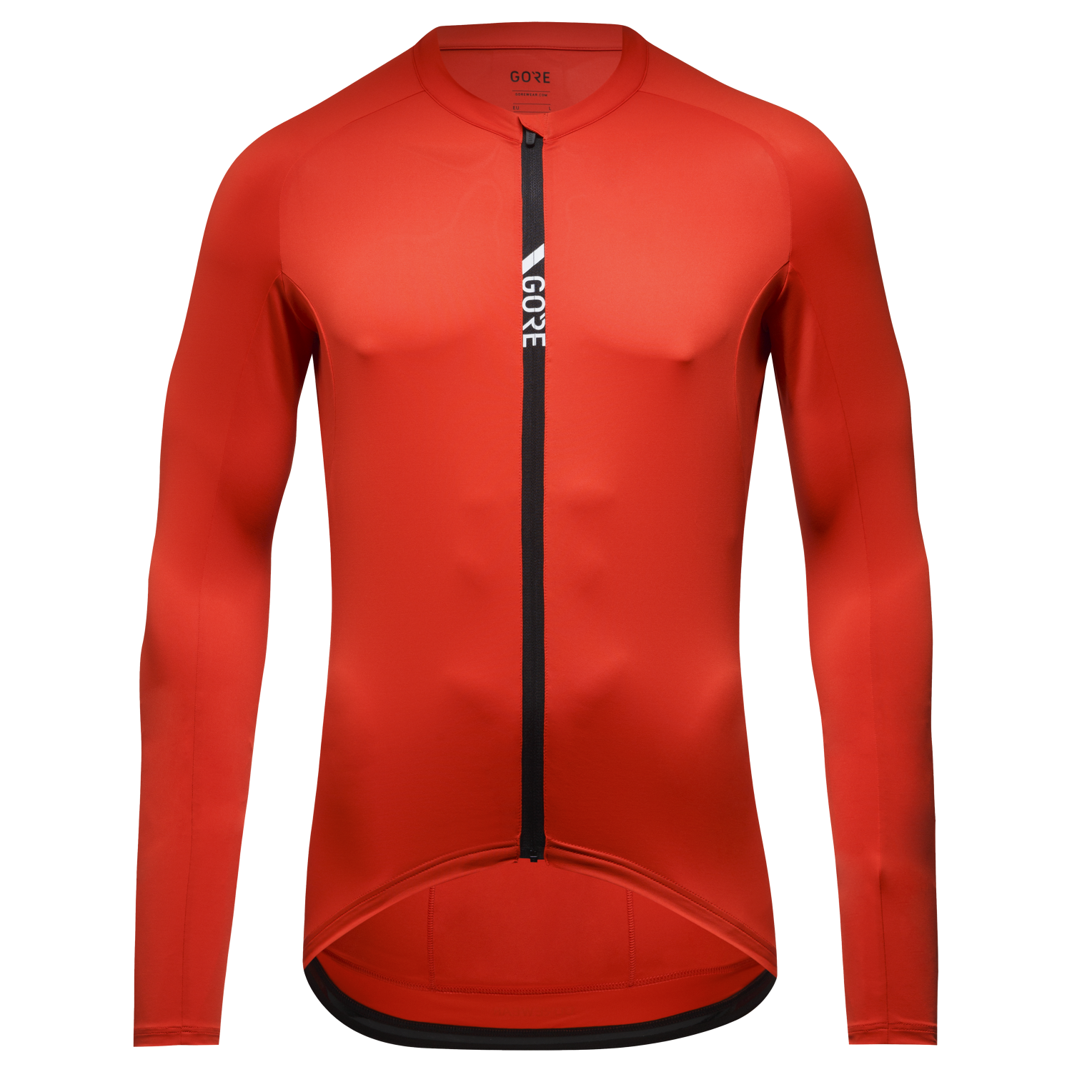 GOREWEAR Torrent Long Sleeve Cycling Jersey Men's in Fireball | XL | Form fit