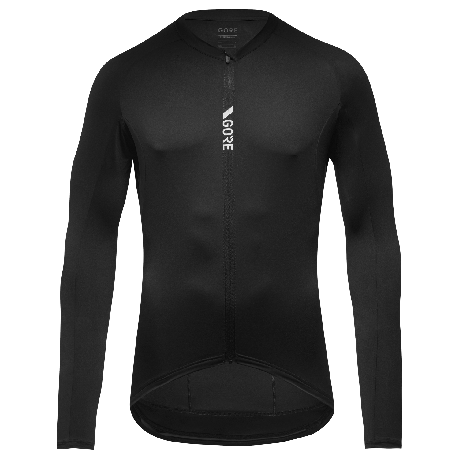 GOREWEAR Torrent Long Sleeve Cycling Jersey Men's in Black | Small | Form fit