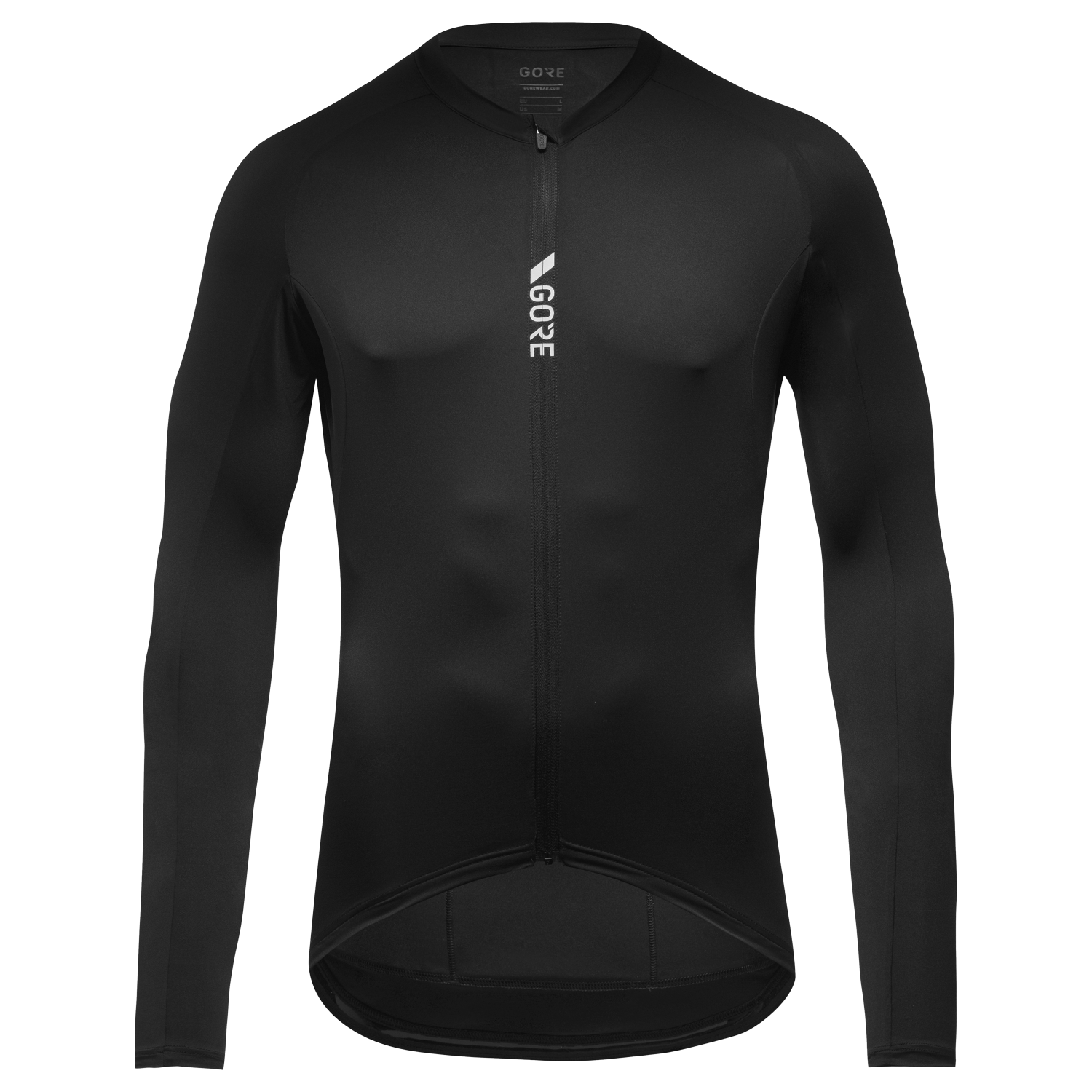 GOREWEAR Torrent Long Sleeve Cycling Jersey Men's in Black | Medium | Form fit