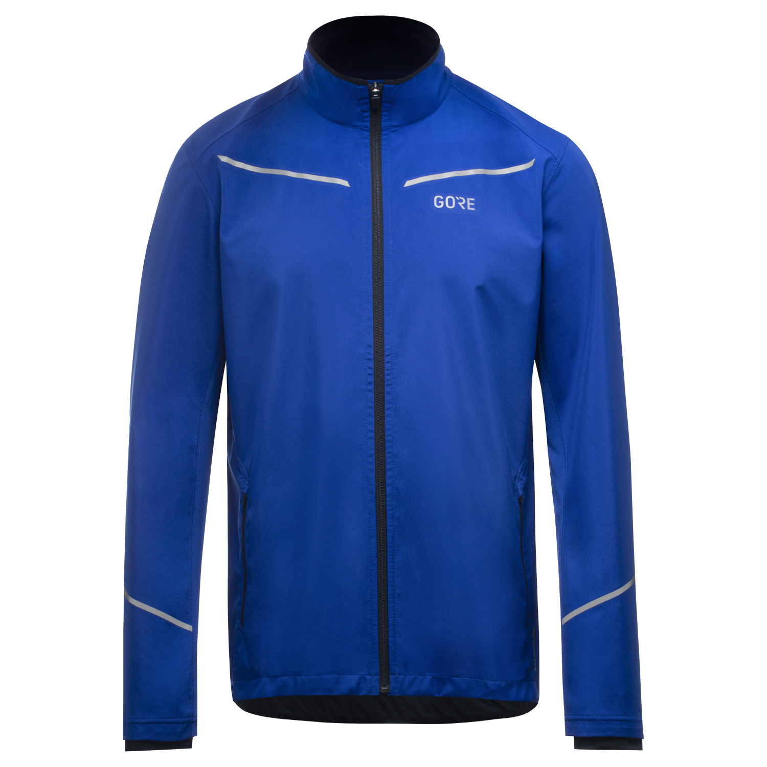 GOREWEAR Men's R3 Partial GORE-TEX INFINIUM(TM) Running Jacket in Ultramarine Blue | Medium | Regular fit | Windproof