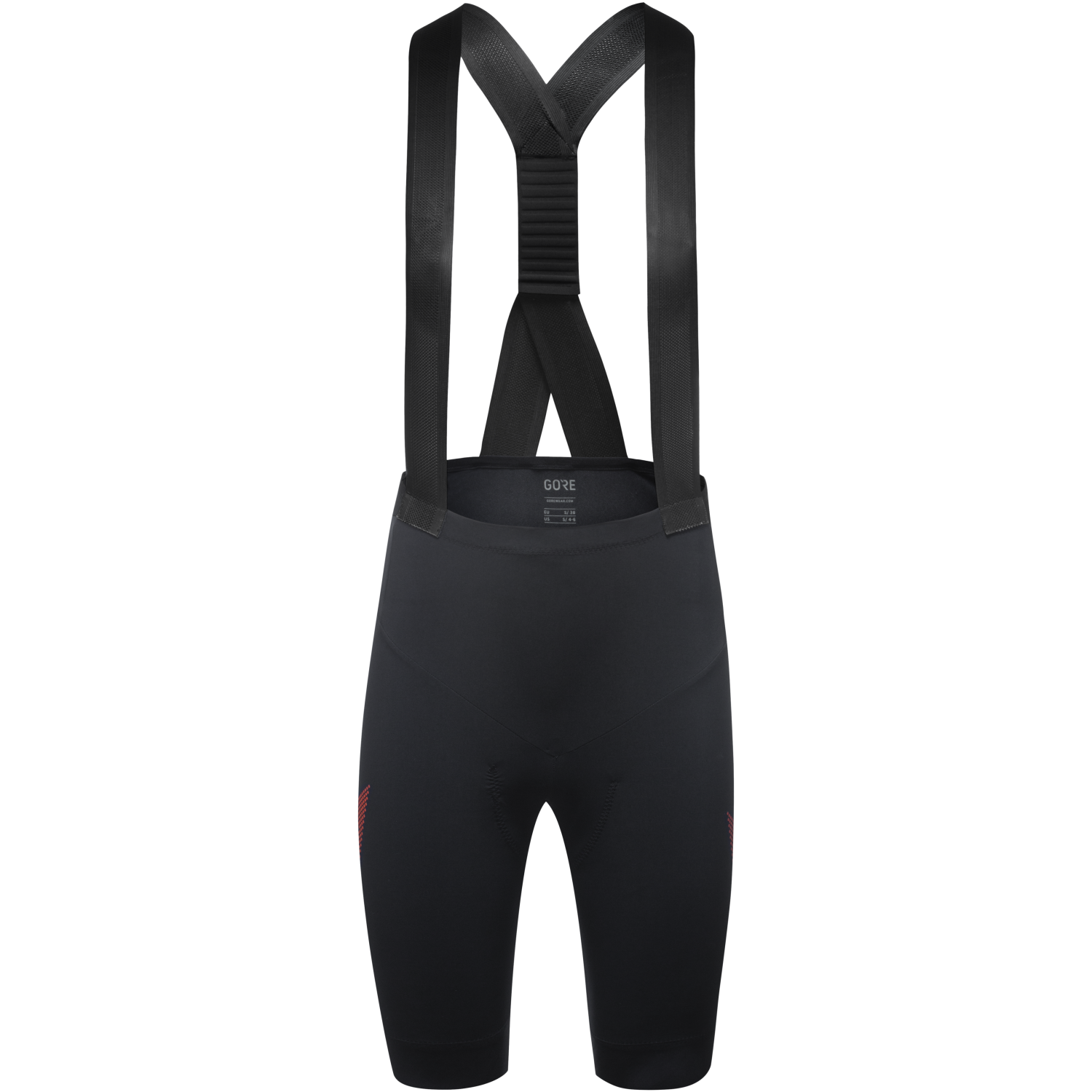 GOREWEAR Transition Bib Cycling Shorts+ Tights Women's in Black/Fireball | Medium (8-10) | Form fit