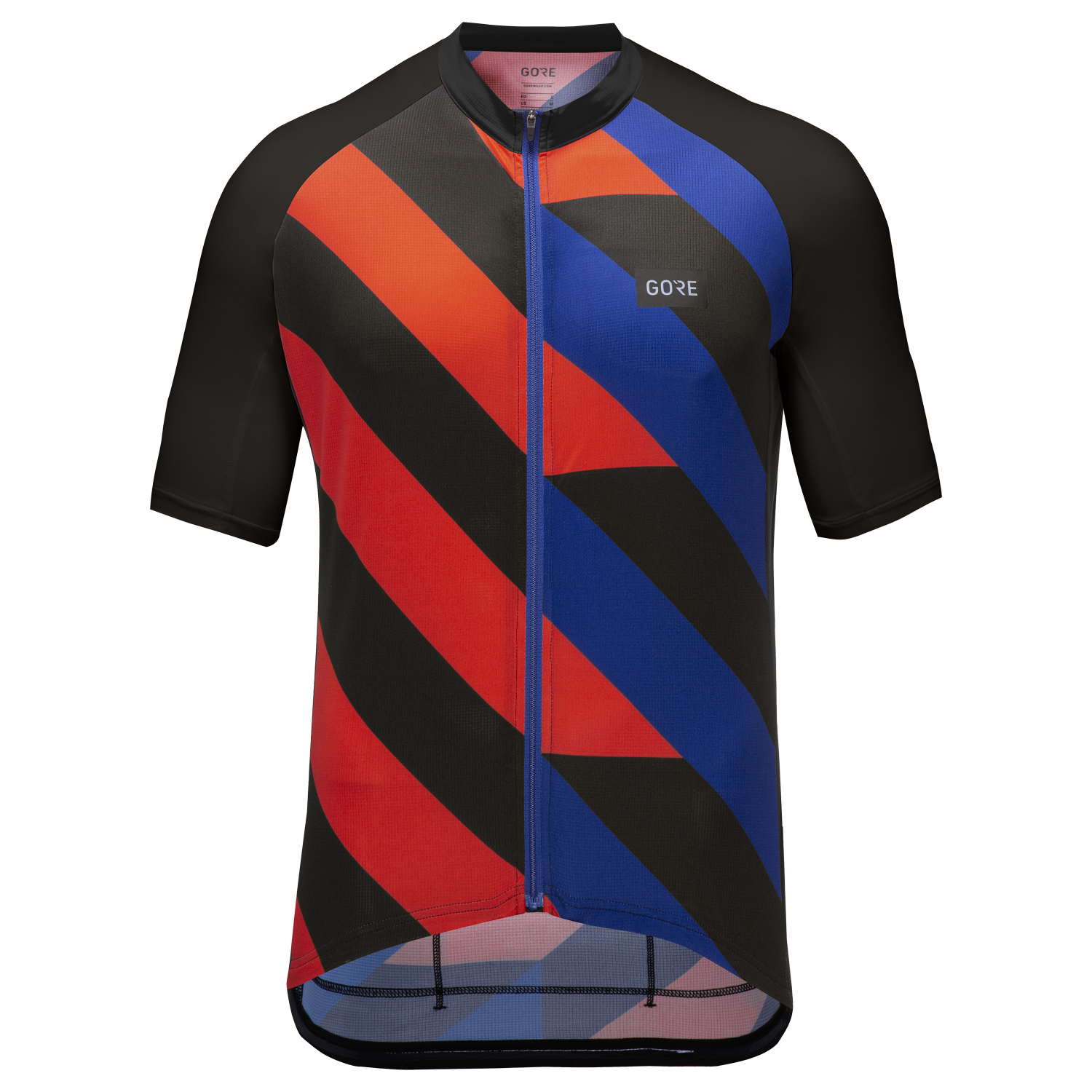 GOREWEAR Signal Cycling Jersey Men's in Black/Fireball | Small | Form fit