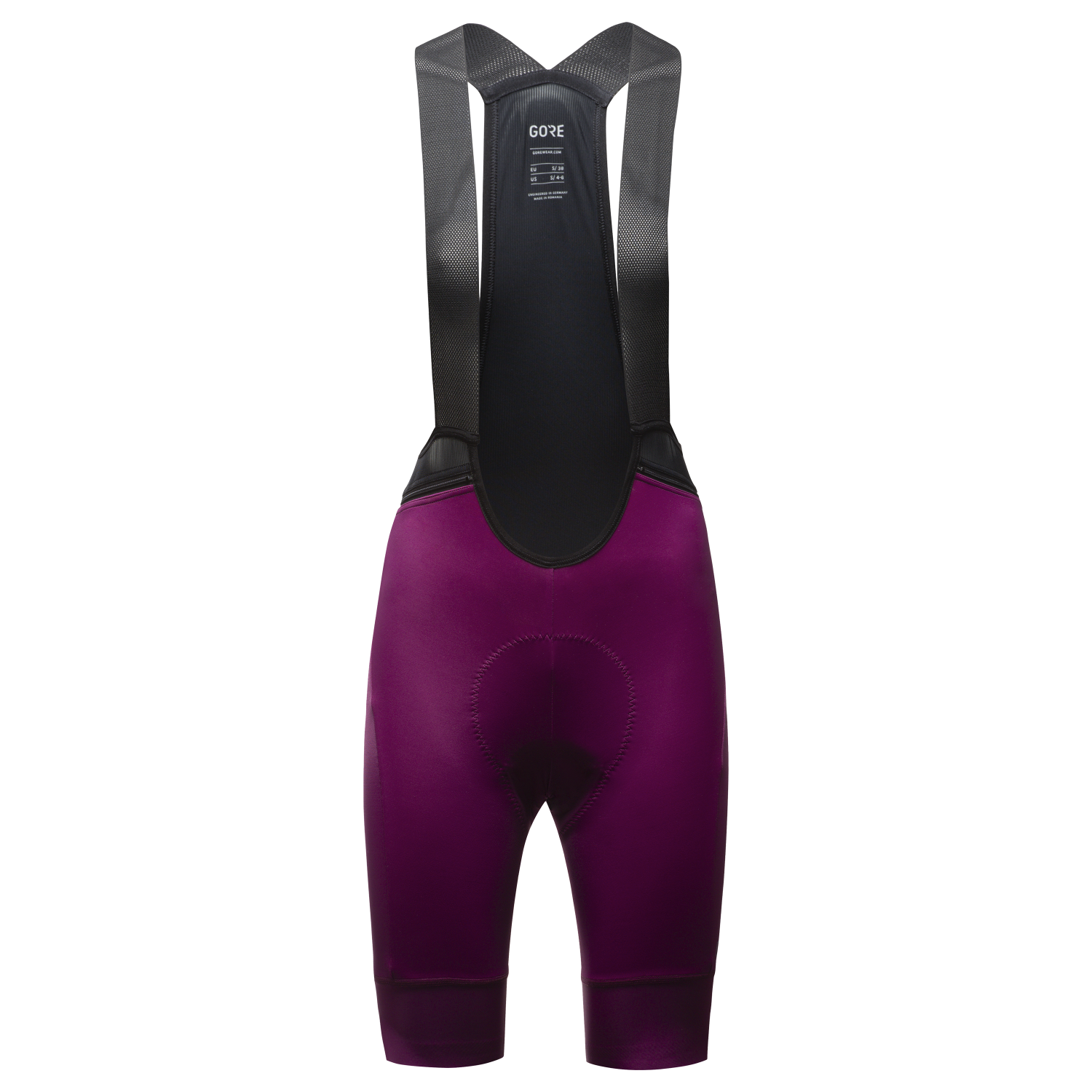 GOREWEAR Ardent Bib Cycling Shorts+ Women's in Process Purple | Large (12-14) | Form fit