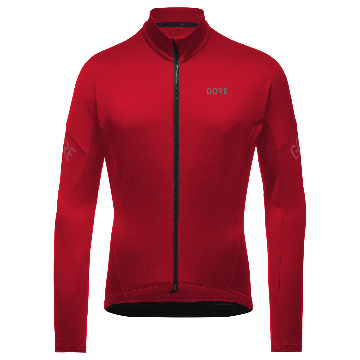 GOREWEAR Men's C3 Thermo Cycling Jersey in Red | Medium | Slim fit